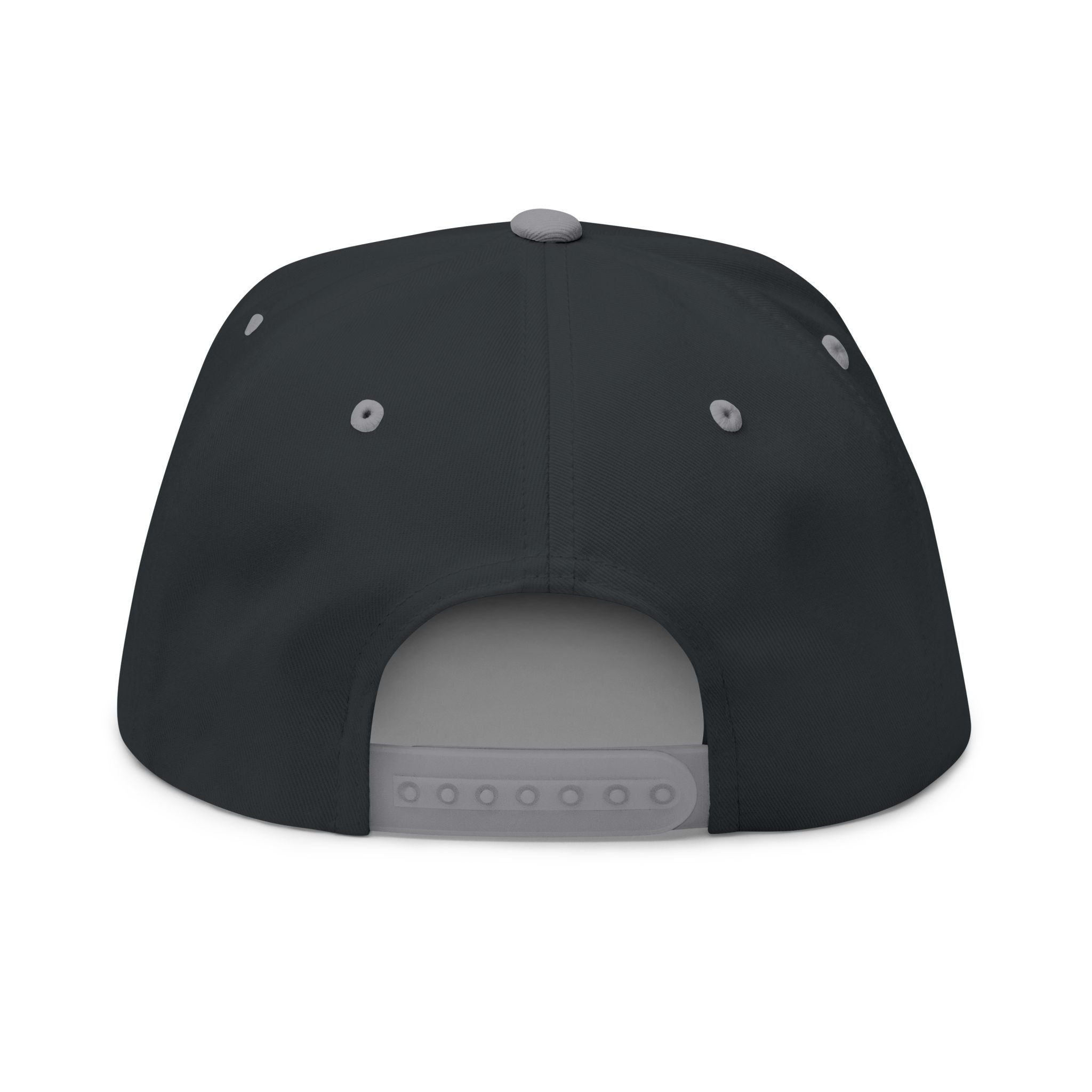 Drone Services Embroidered Flat Bill Cap — The BC Drone Guy Logo & Phone