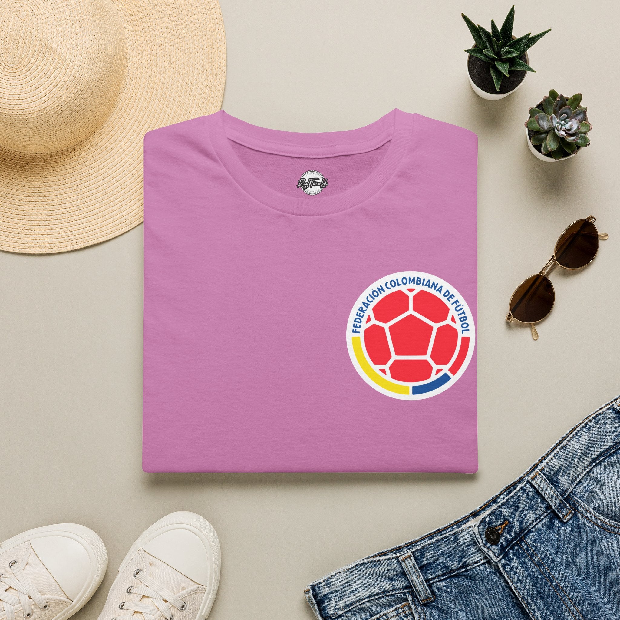 T-Shirt — Colombian Football Emblem Tee (Federación Colombiana de Fútbol)