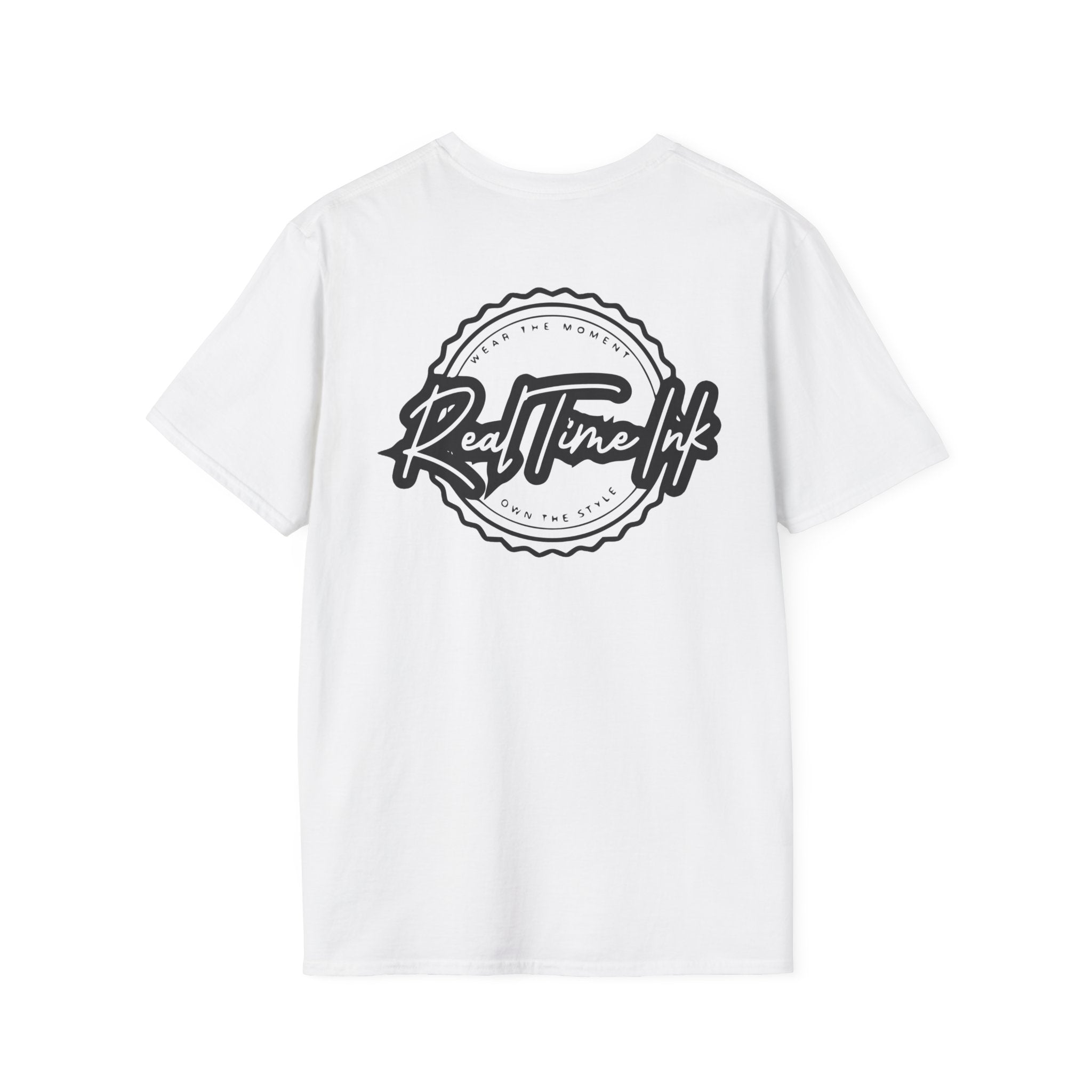 RealTimeInk Graphic T-Shirt — Modern Tech Logo Tee
