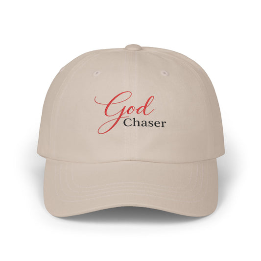 God Chaser Dad Cap – Inspirational Embroidered Baseball Hat