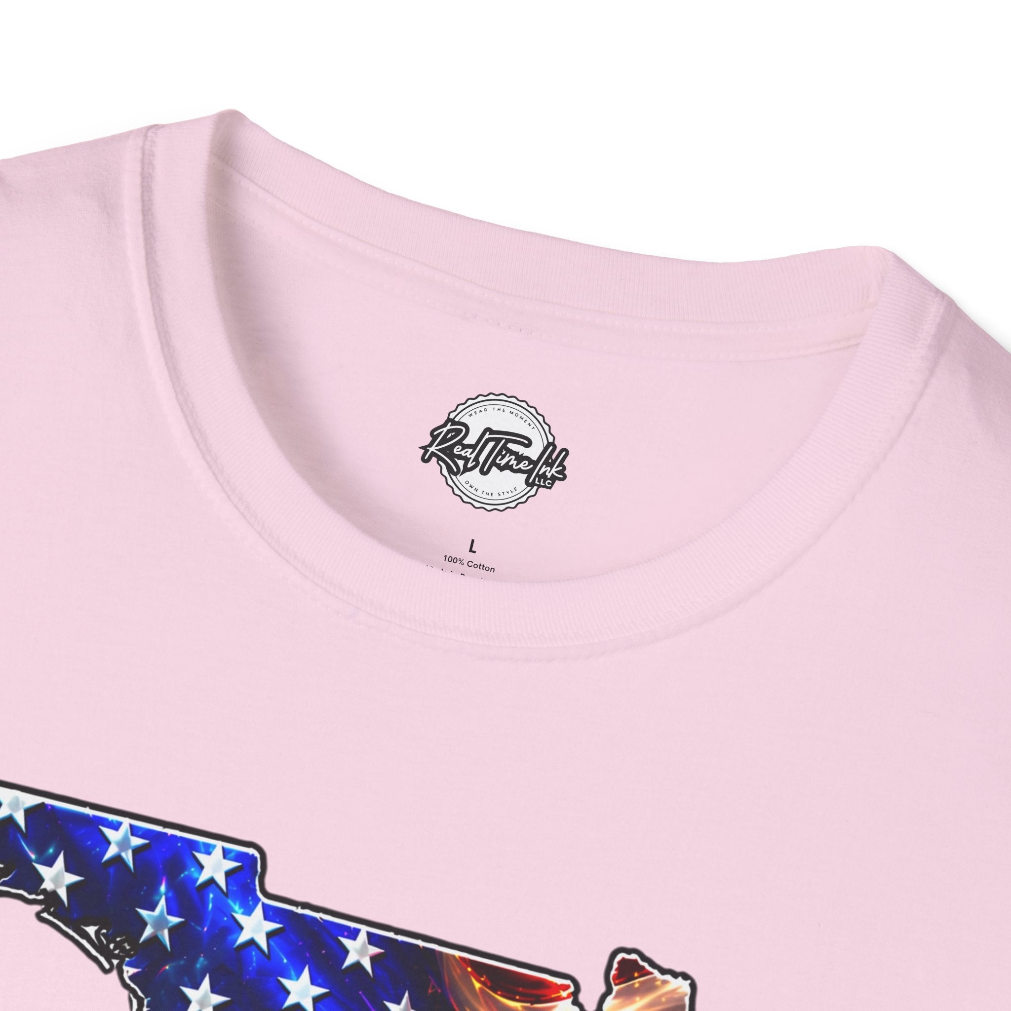 Florida Flag Eagle T-Shirt — American Flag State Outline Tee