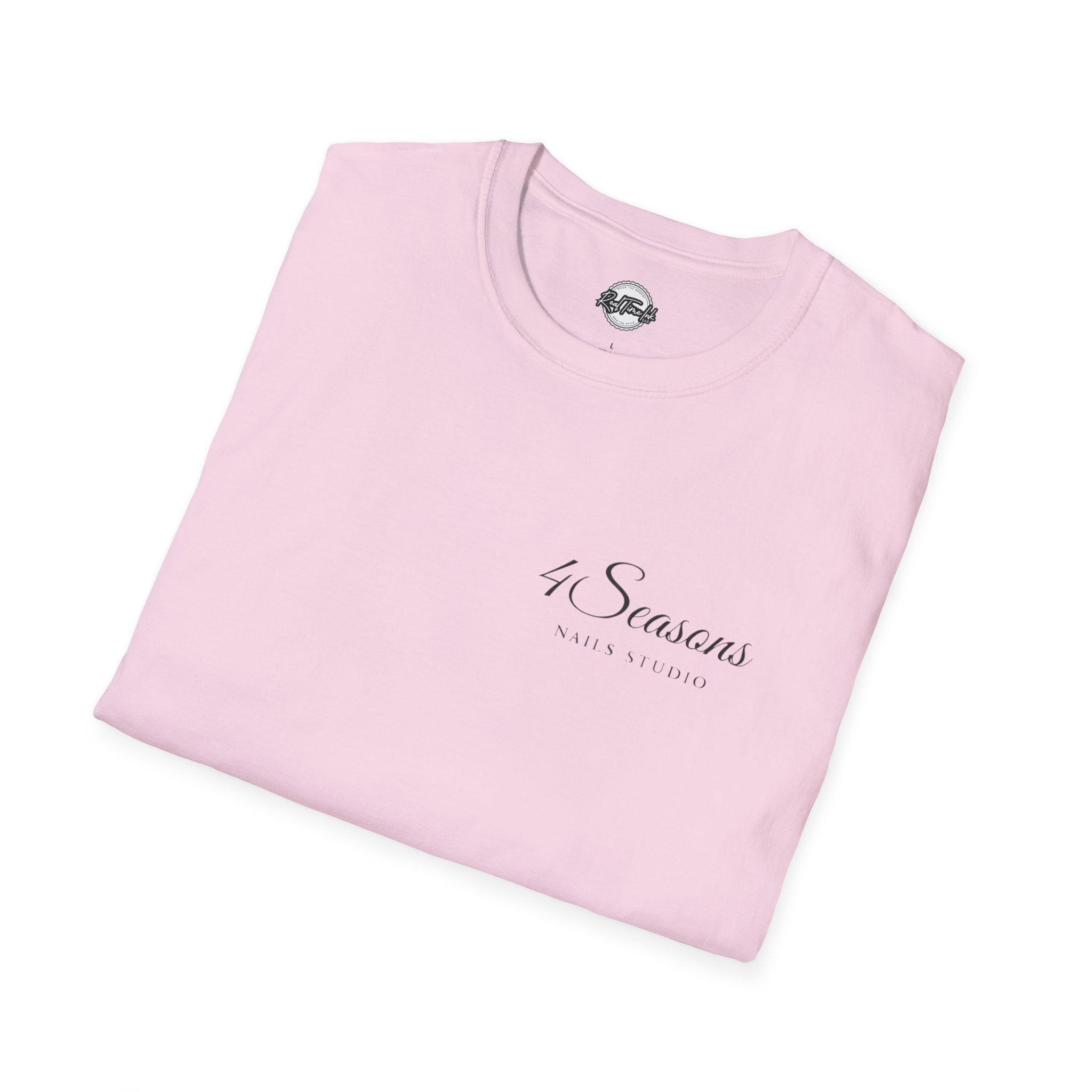 4 Seasons Nail Studio T-Shirt — Minimal Nail Salon Graphic Tee
