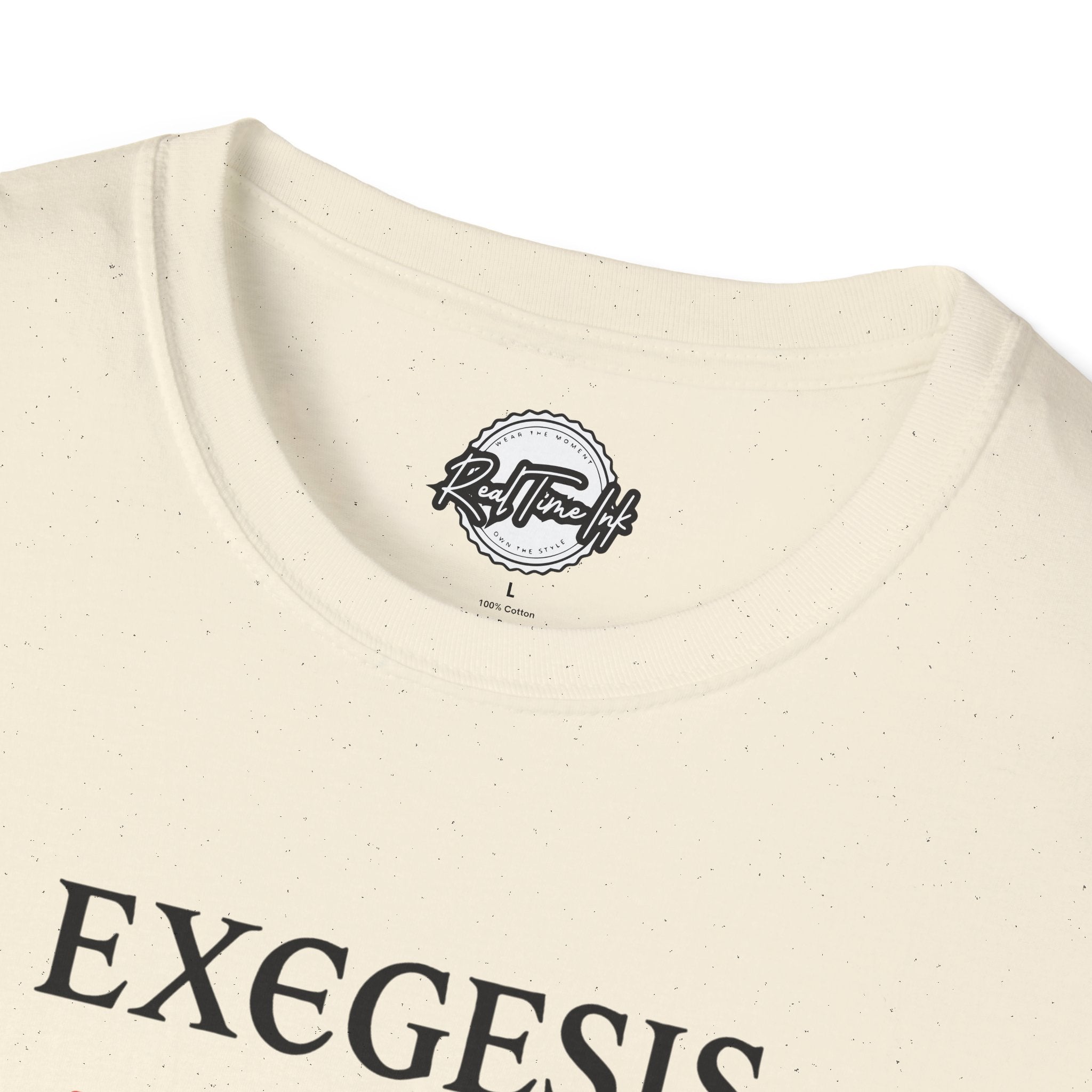Scholarly Exegesis Tee | Unisex Casual Shirt, Philosophy Gift, Academic Wear, Literature Lover Gift, Study T-Shirt