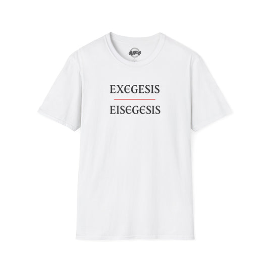 Scholarly Exegesis Tee | Unisex Casual Shirt, Philosophy Gift, Academic Wear, Literature Lover Gift, Study T-Shirt