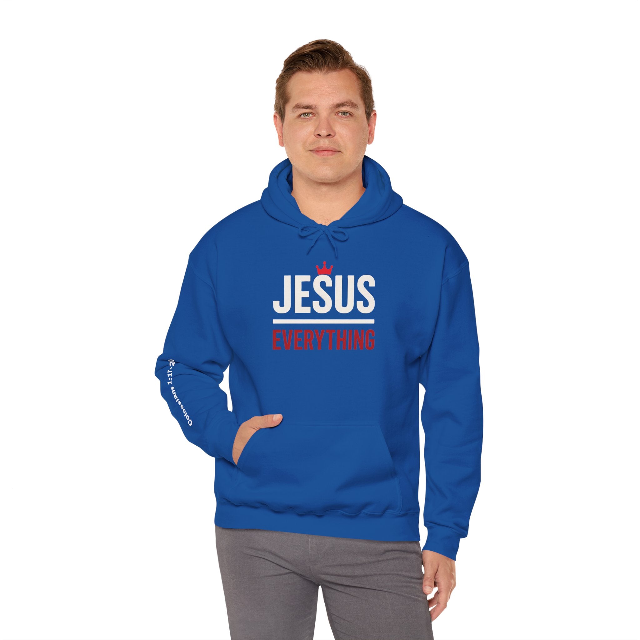 Religious Hoodie - Jesus Over Everything Design
