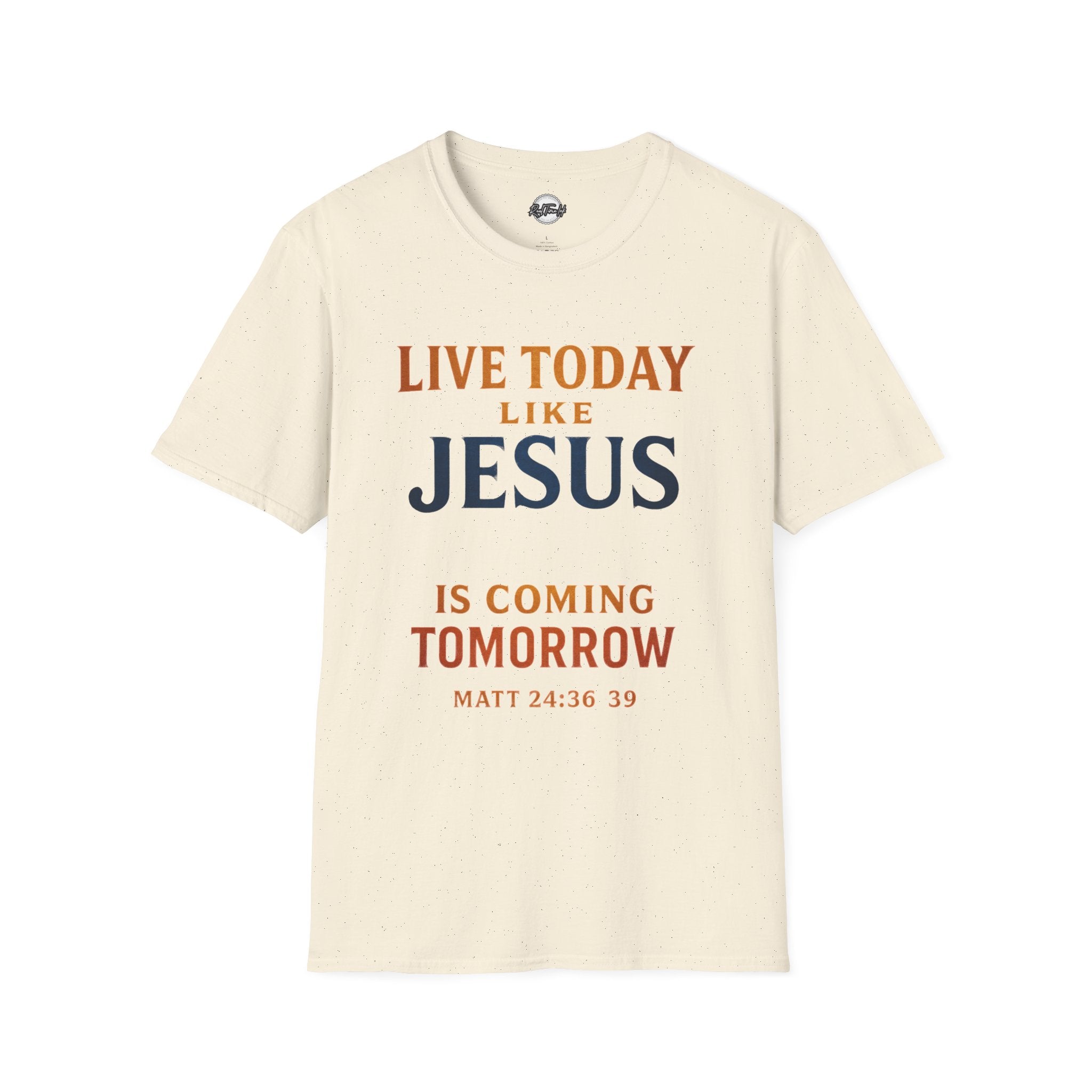 Unisex Christian T-Shirt - Live Today Like Jesus is Coming Tomorrow, Inspirational Gift, Faith-Based Apparel, Casual Wear, Everyday [...]