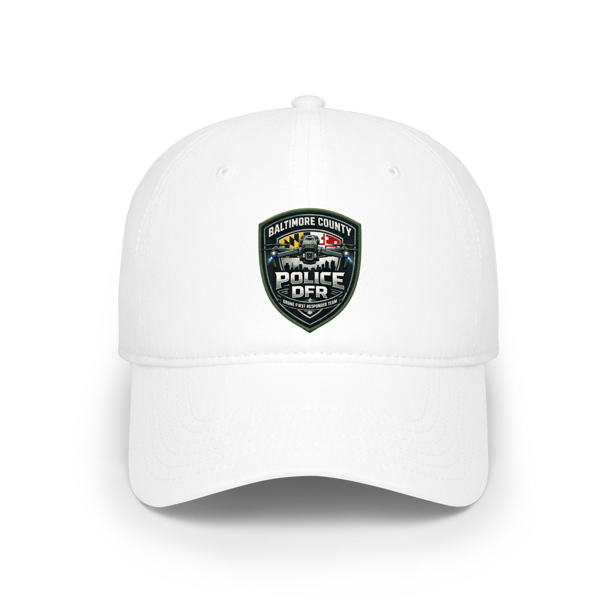 Baltimore County. Low Profile Baseball Cap — Patch Dad Hat