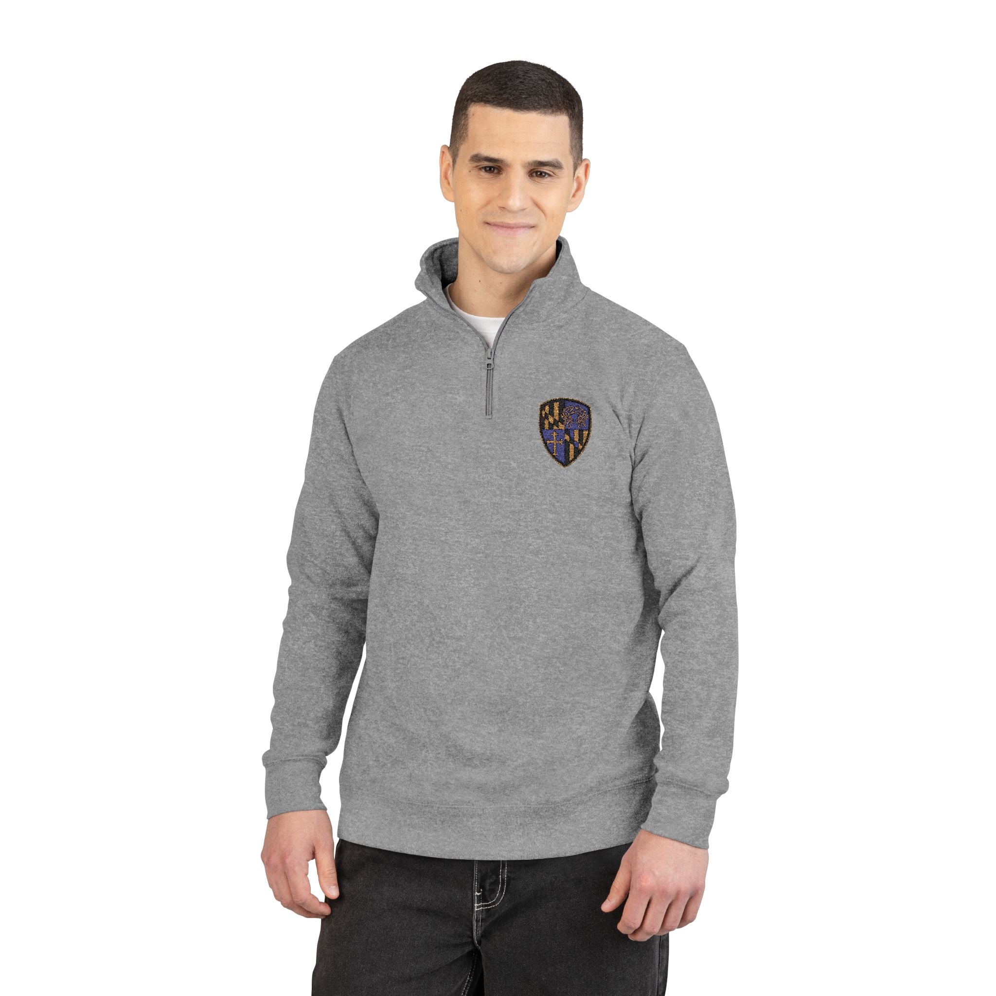 Purple Blood Embroidered Unisex Fleece Pullover, Cozy Sweatshirt, Perfect Gift for Fall, Casual Wear, Unique Statement Piece