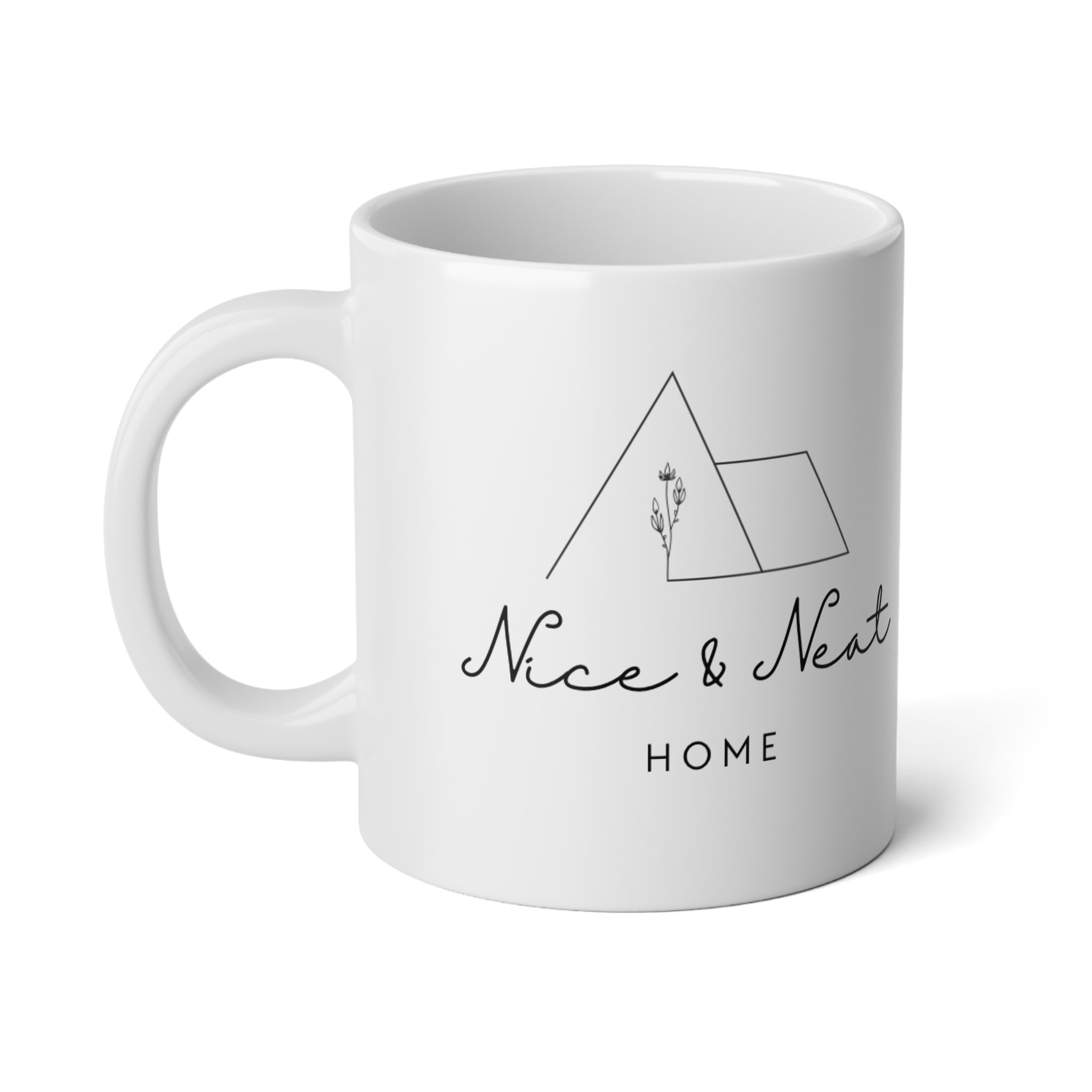 'Nice & Neat Home' Minimalist Housewarming Coffee Cup