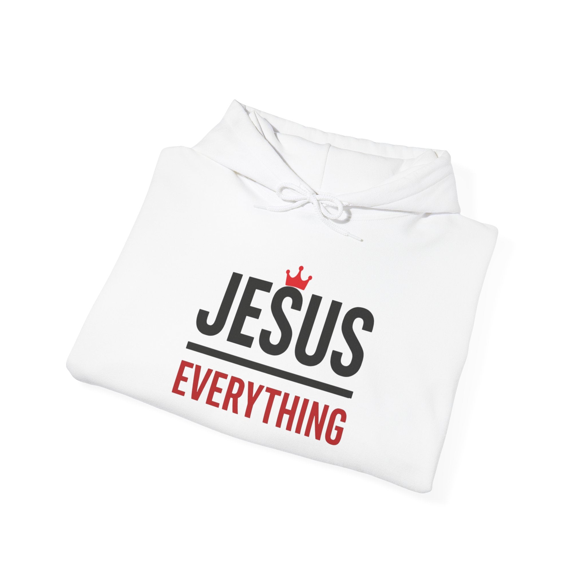 Religious Hoodie - Jesus Over Everything Design