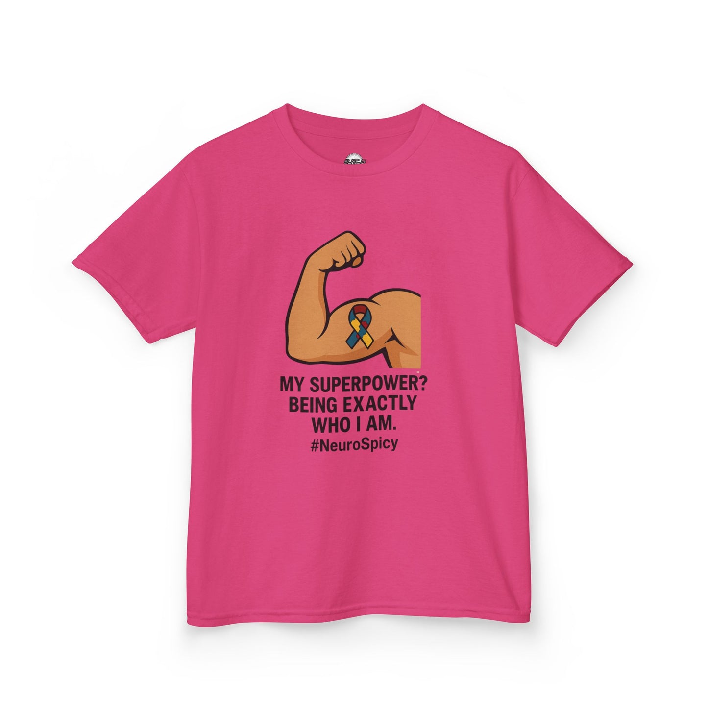 Kids Superpower Autism Tee - "My Superpower? Being Exactly Who I Am" #NeuroSpicy