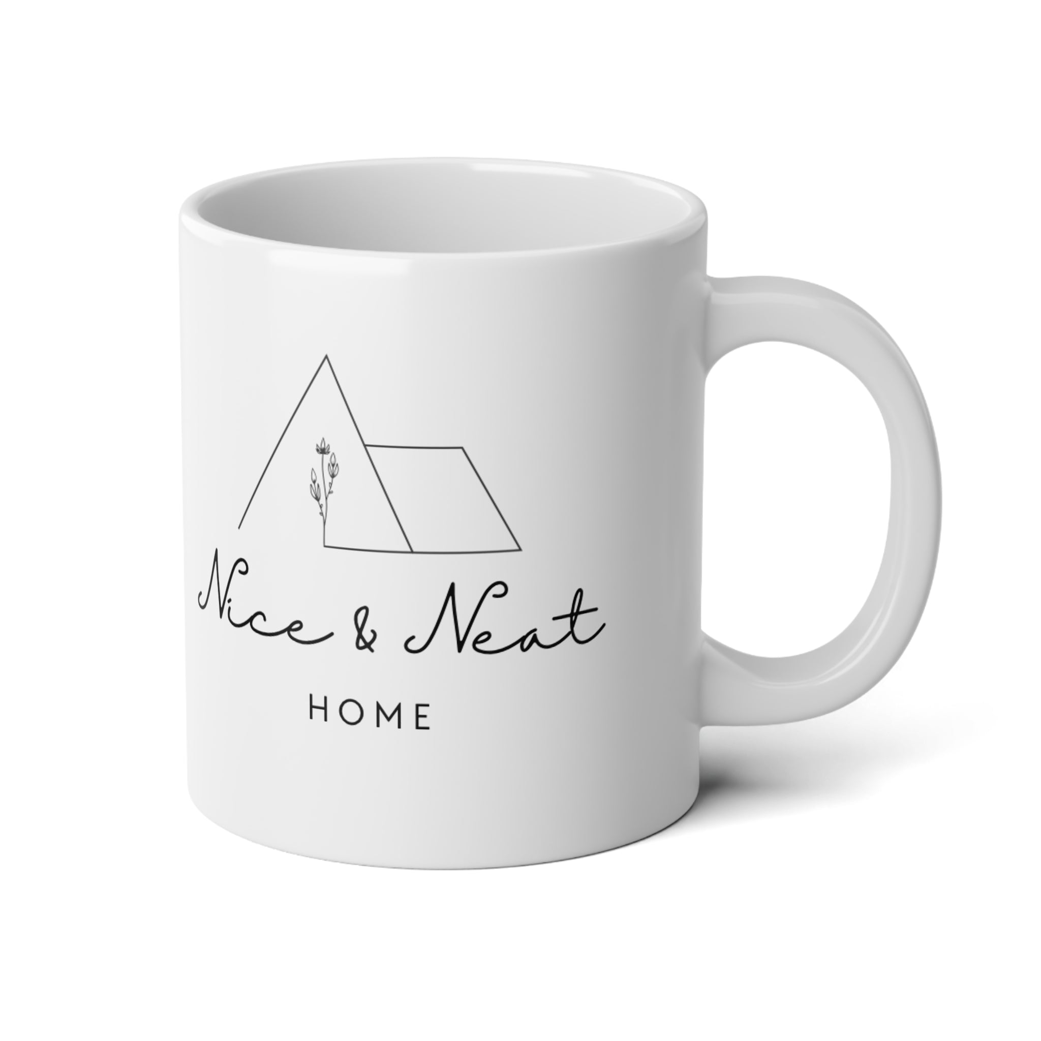 'Nice & Neat Home' Minimalist Housewarming Coffee Cup