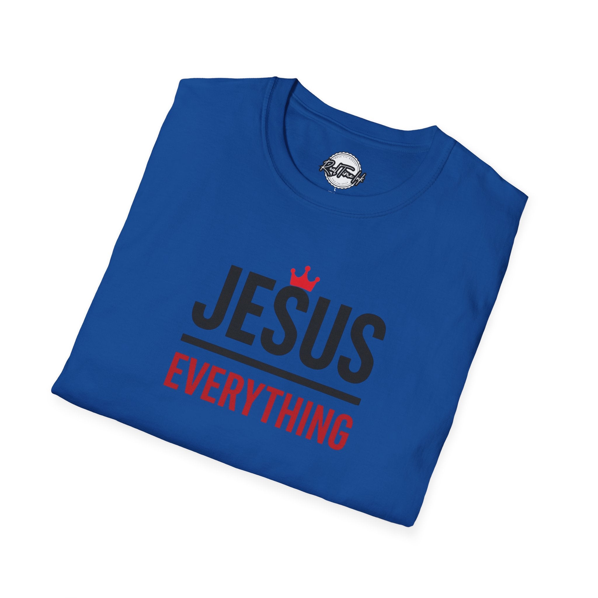 Jesus over Everything Unisex T-Shirt - Faith Inspired Apparel, Christian Gift, Casual Wear, Church Event Shirt, Inspirational Clothing