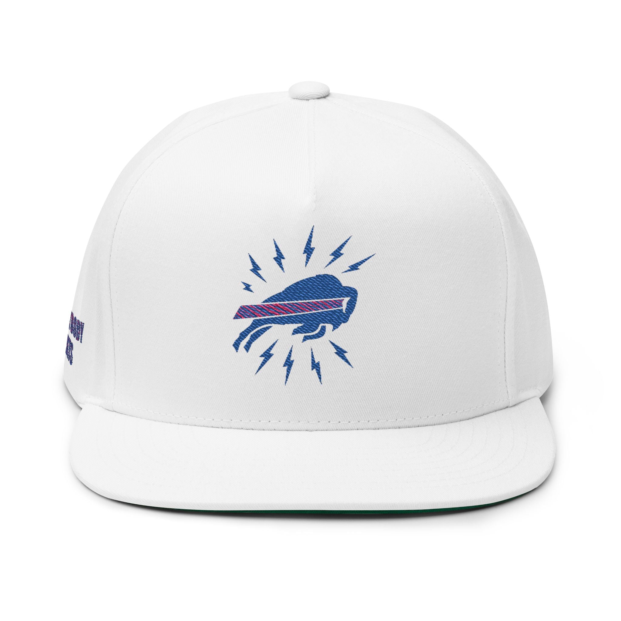 Embroidered Flat Bill Cap - Buffalo Bills Design