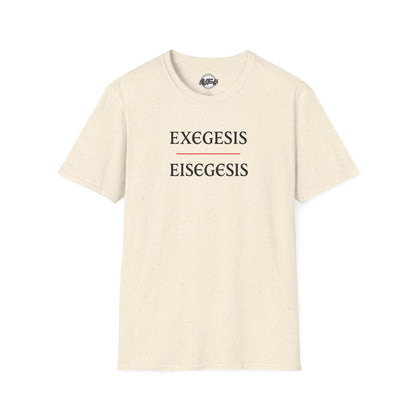 Scholarly Exegesis Tee | Unisex Casual Shirt, Philosophy Gift, Academic Wear, Literature Lover Gift, Study T-Shirt