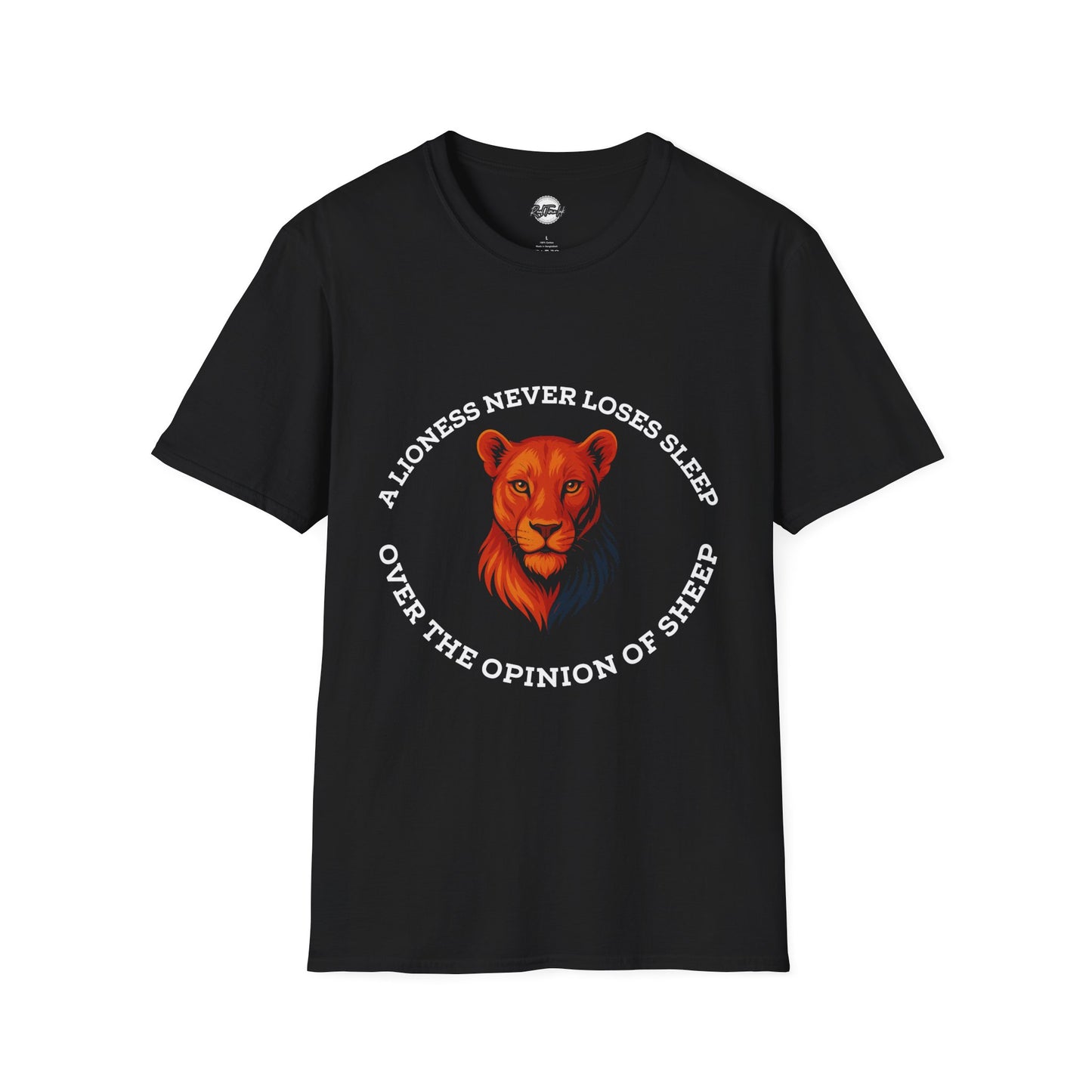 Lioness Softstyle T-Shirt - Empowering and Fearless Design