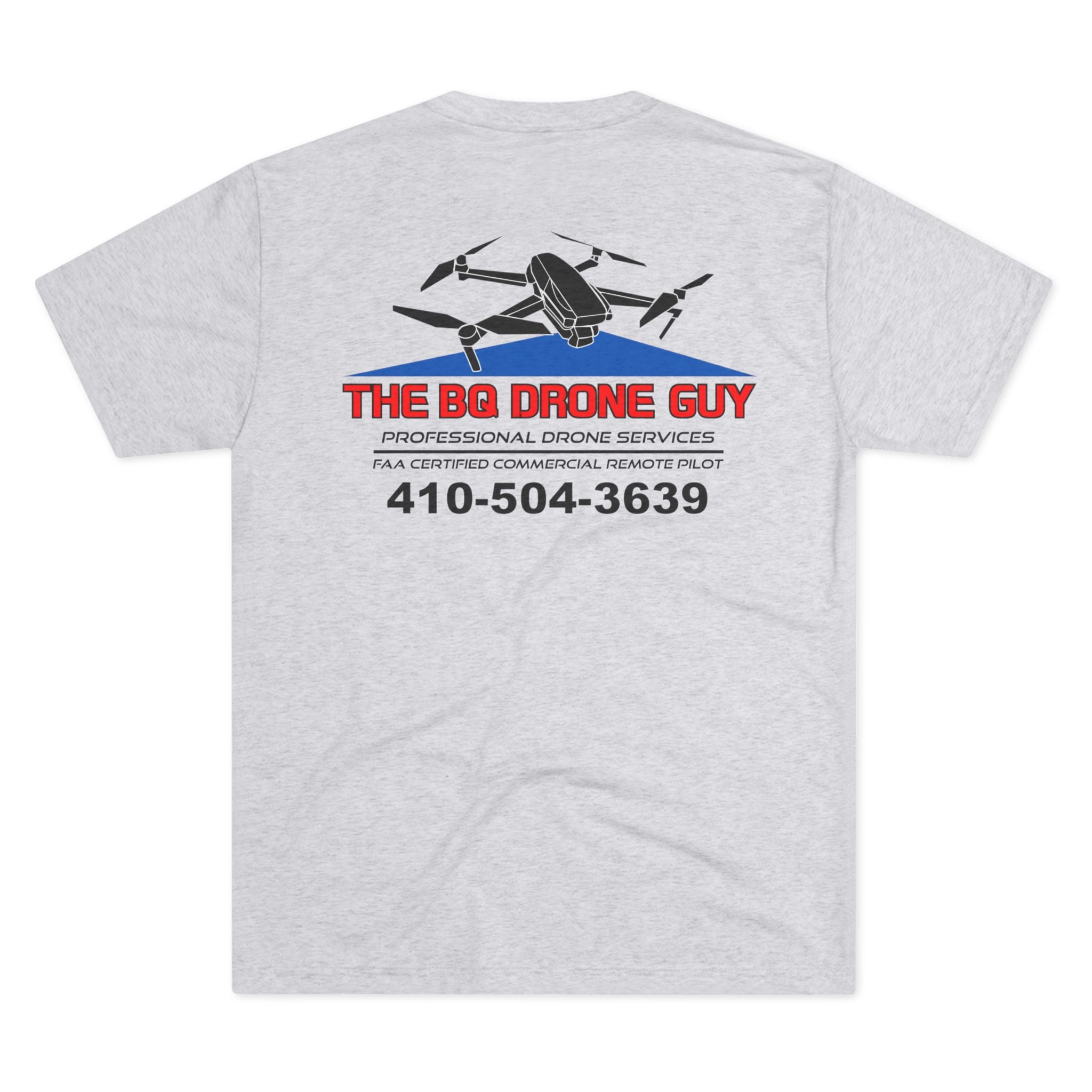 The BQ Drone Guy Logo & Contact Tee