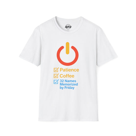 Motivational Unisex T-Shirt, Coffee Lover Gift, Office Humor Tee, Perfect for Casual Fridays, Employee Appreciation Day, Gift for Him/Her