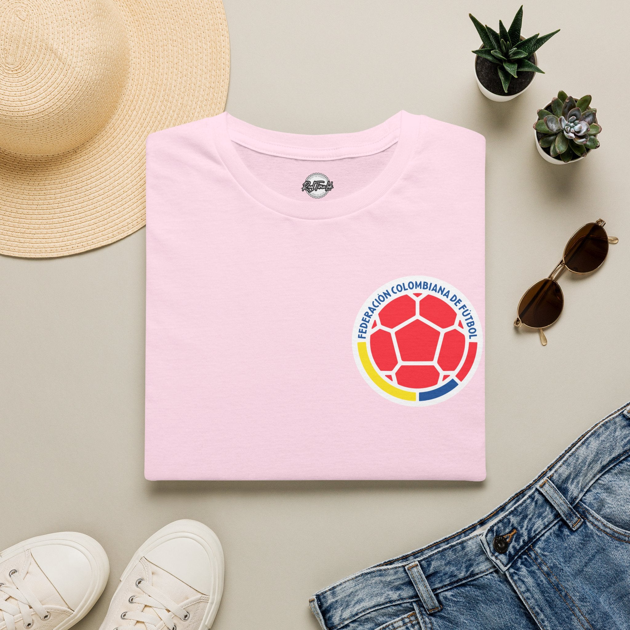 T-Shirt — Colombian Football Emblem Tee (Federación Colombiana de Fútbol)