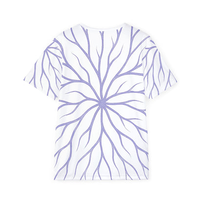 Purple Blood Men's Sports Jersey - Unique Athletic Tee, Cool Workout Shirt, Perfect for Game Days, Sports Events, and Casual Wear