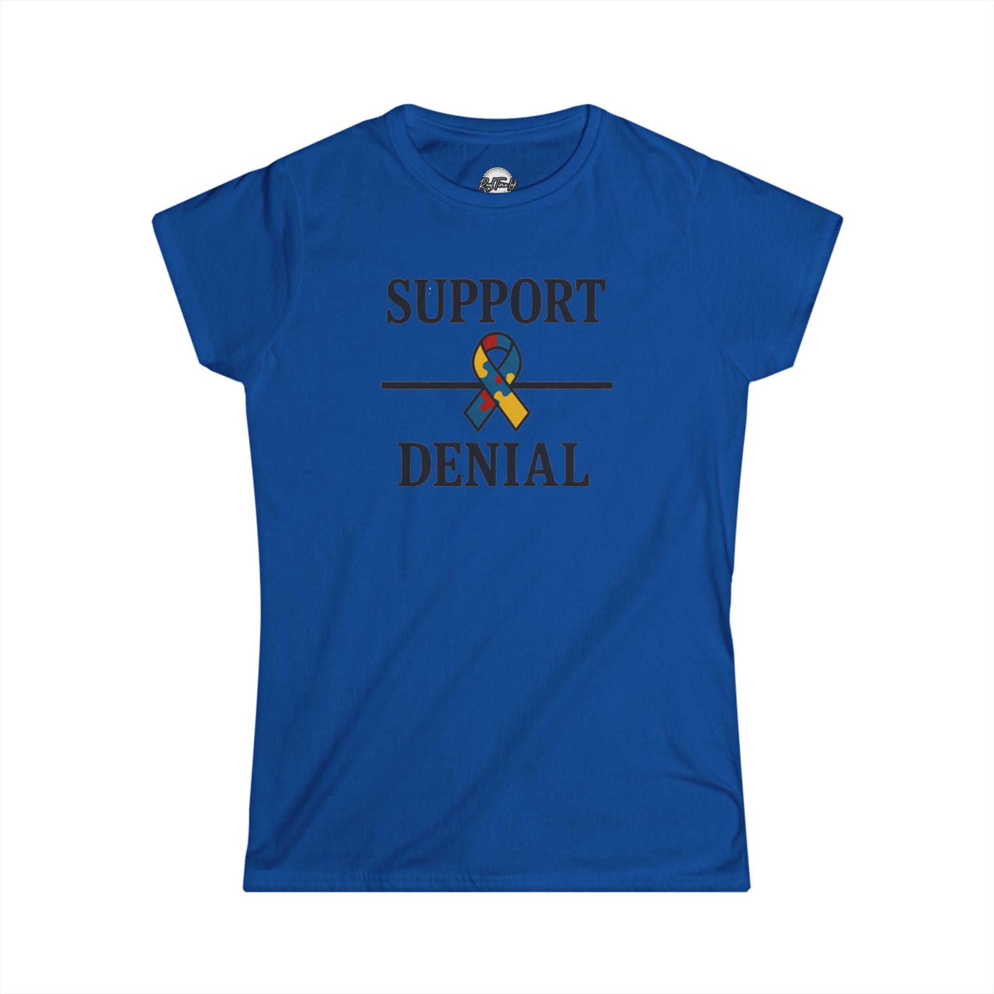 Support Over Denial Autism Awareness Women's Tee