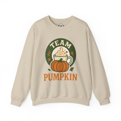 Crewneck Sweatshirt - Team Pumpkin Halloween Fall Design