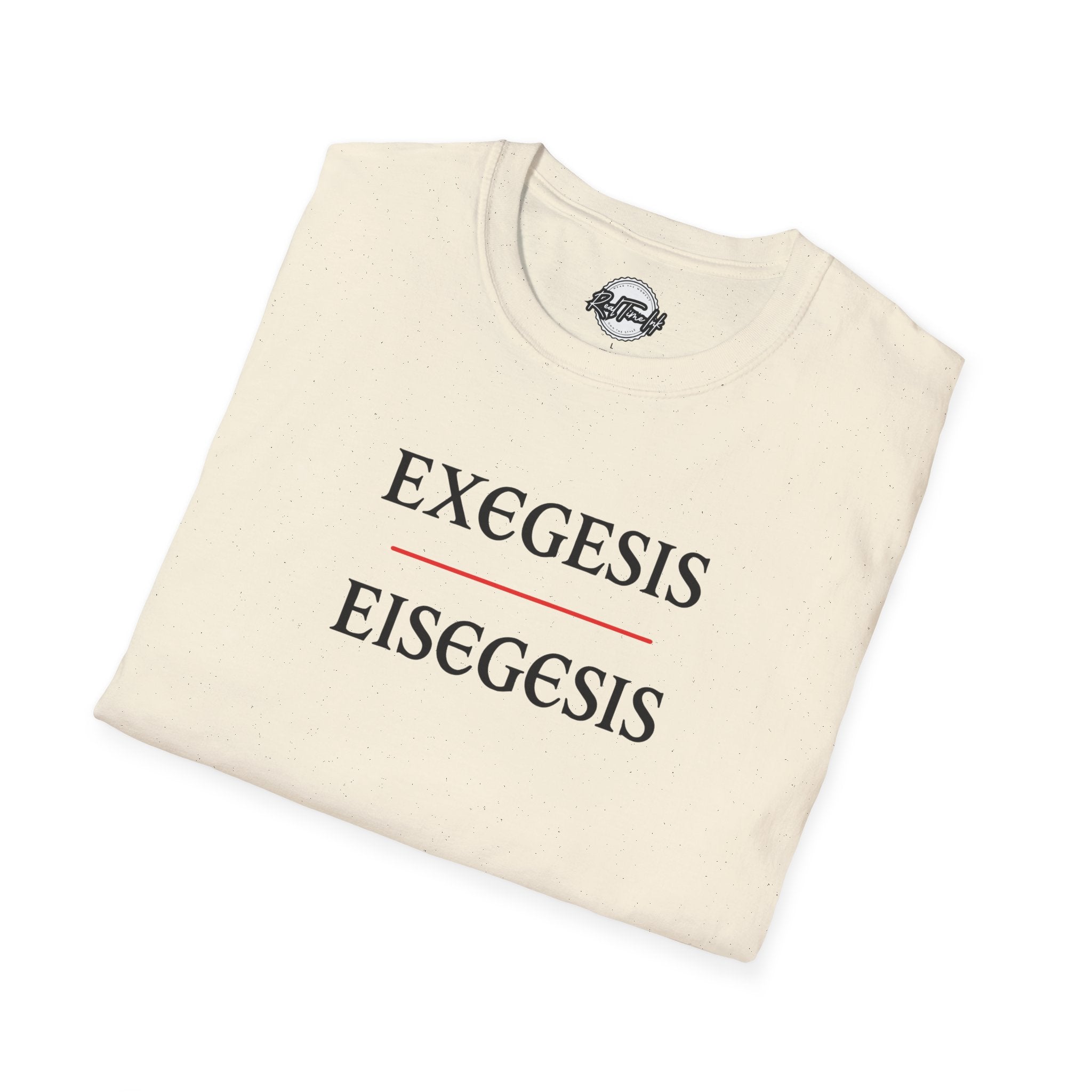 Scholarly Exegesis Tee | Unisex Casual Shirt, Philosophy Gift, Academic Wear, Literature Lover Gift, Study T-Shirt