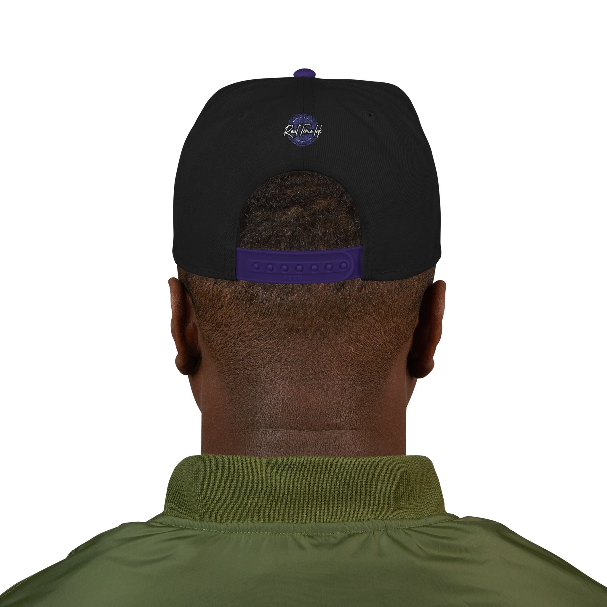 Snapback Cap Purple Blood Embroidery Hat