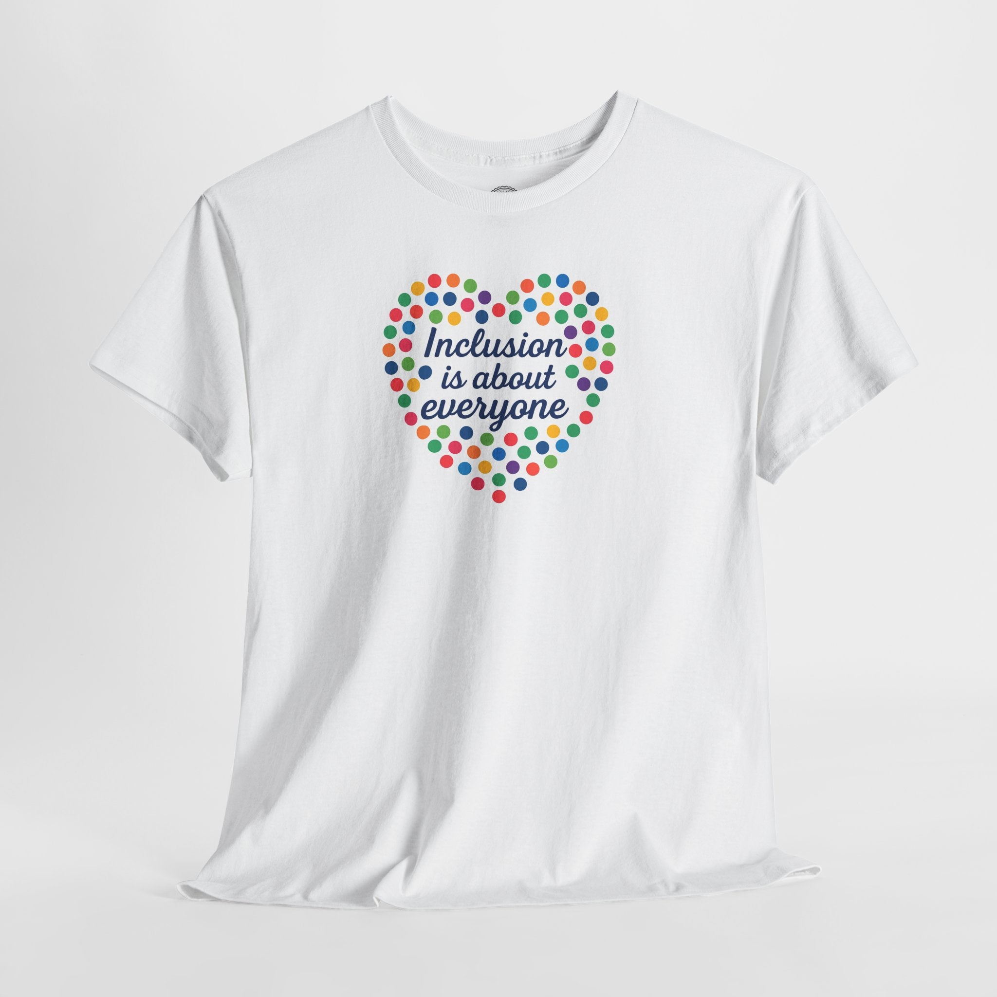 Inclusion is About Everyone Unisex Heavy Cotton Tee - Celebrate Diversity
