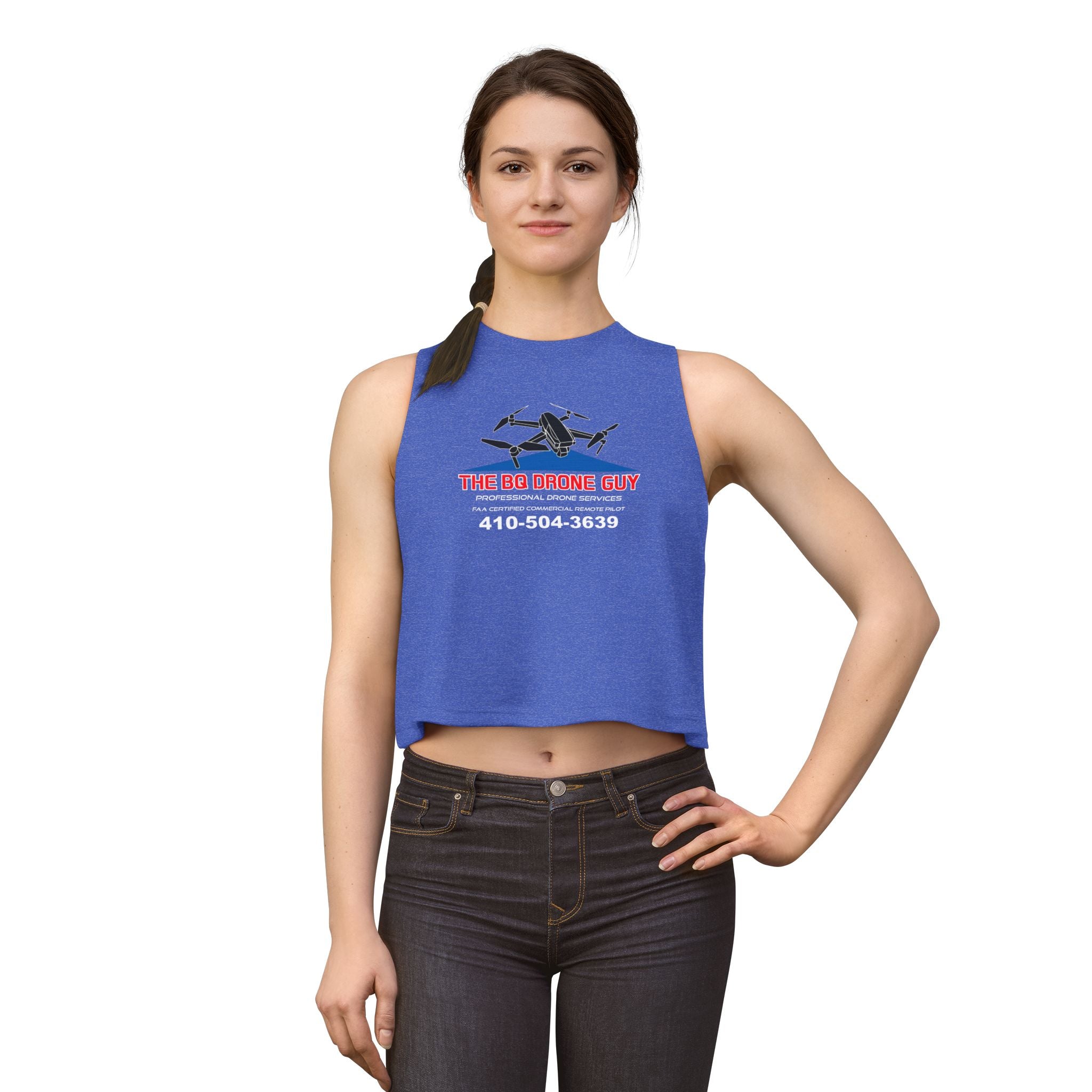 The BQ Drone Guy Women's Crop Top