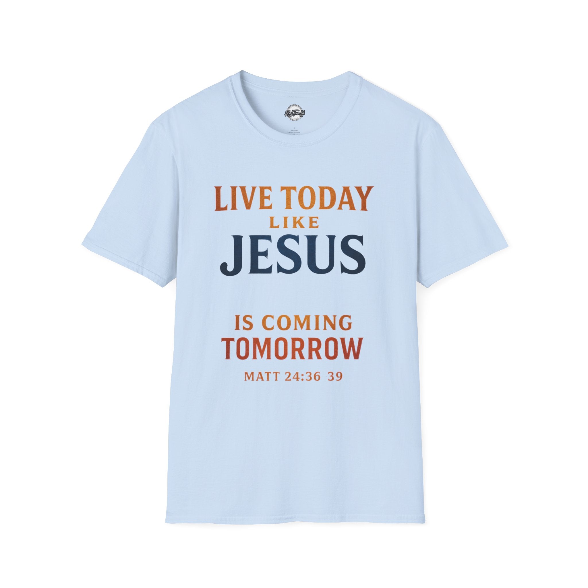 Unisex Christian T-Shirt - Live Today Like Jesus is Coming Tomorrow, Inspirational Gift, Faith-Based Apparel, Casual Wear, Everyday [...]