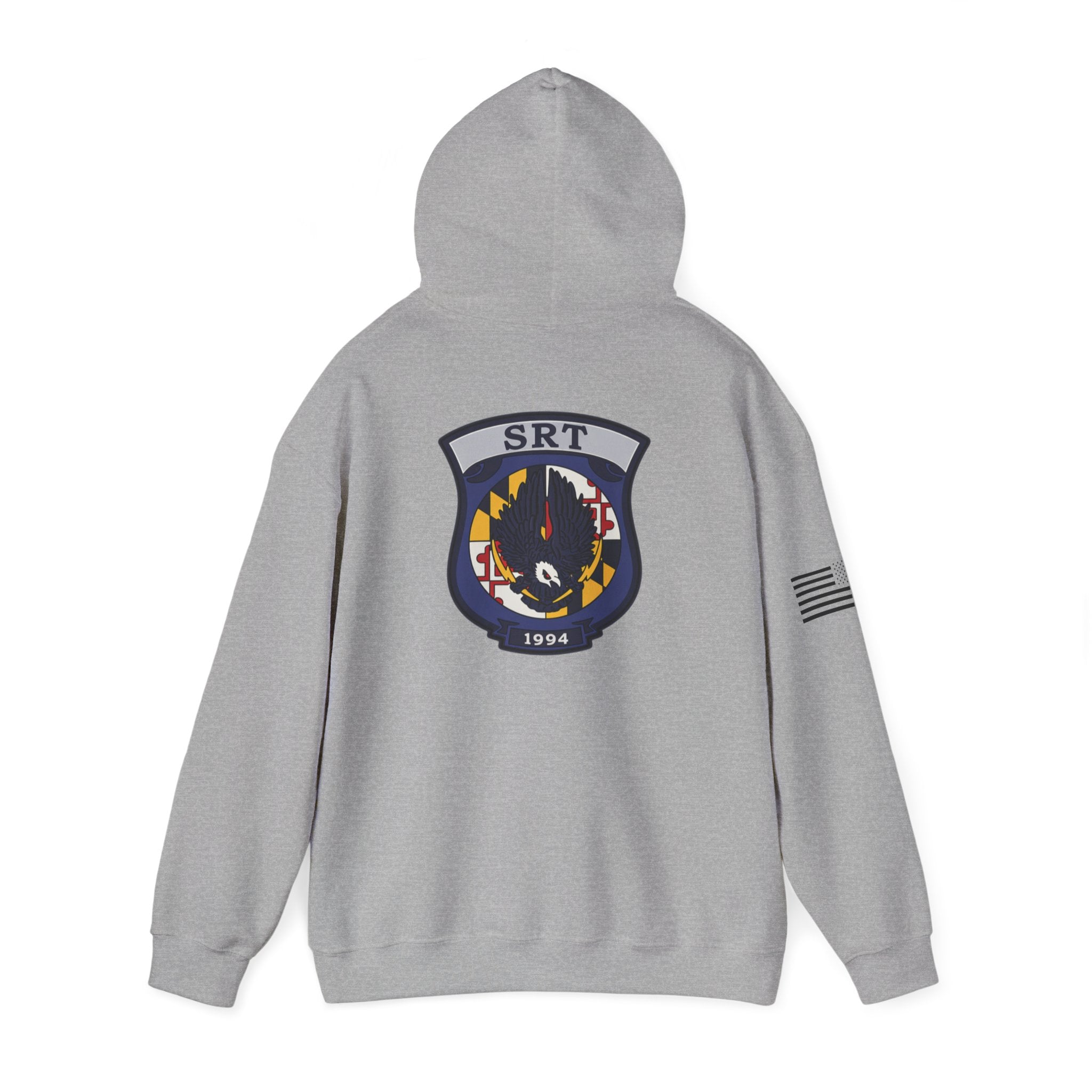 Level 2 SRT Hoodie — Firewatch Crest Graphic Hooded Sweatshirt
