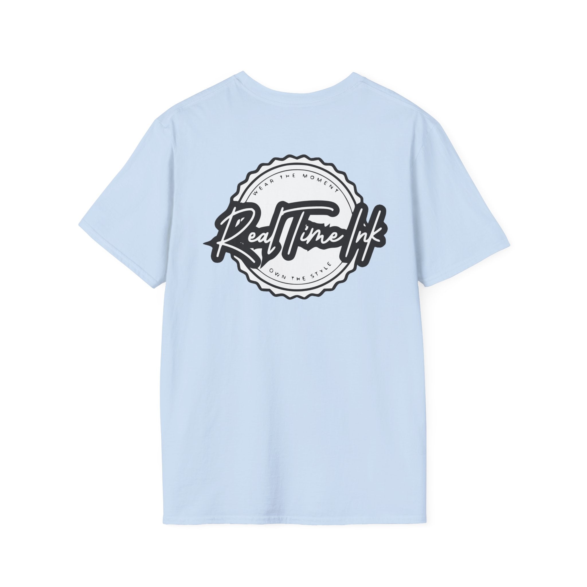 RealTimeInk Graphic T-Shirt — Modern Tech Logo Tee