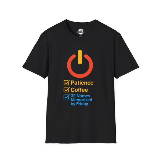 Motivational Unisex T-Shirt, Coffee Lover Gift, Office Humor Tee, Perfect for Casual Fridays, Employee Appreciation Day, Gift for Him/Her