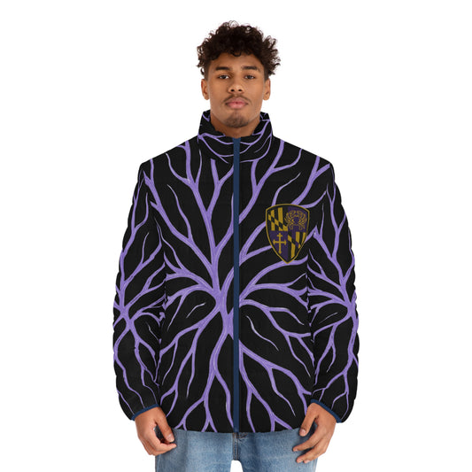 Baltimore Blood Men's Puffer Jacket | Cozy, Urban Style for Every Occasion | Perfect for Fall/Winter, Sports, and Casual Wear
