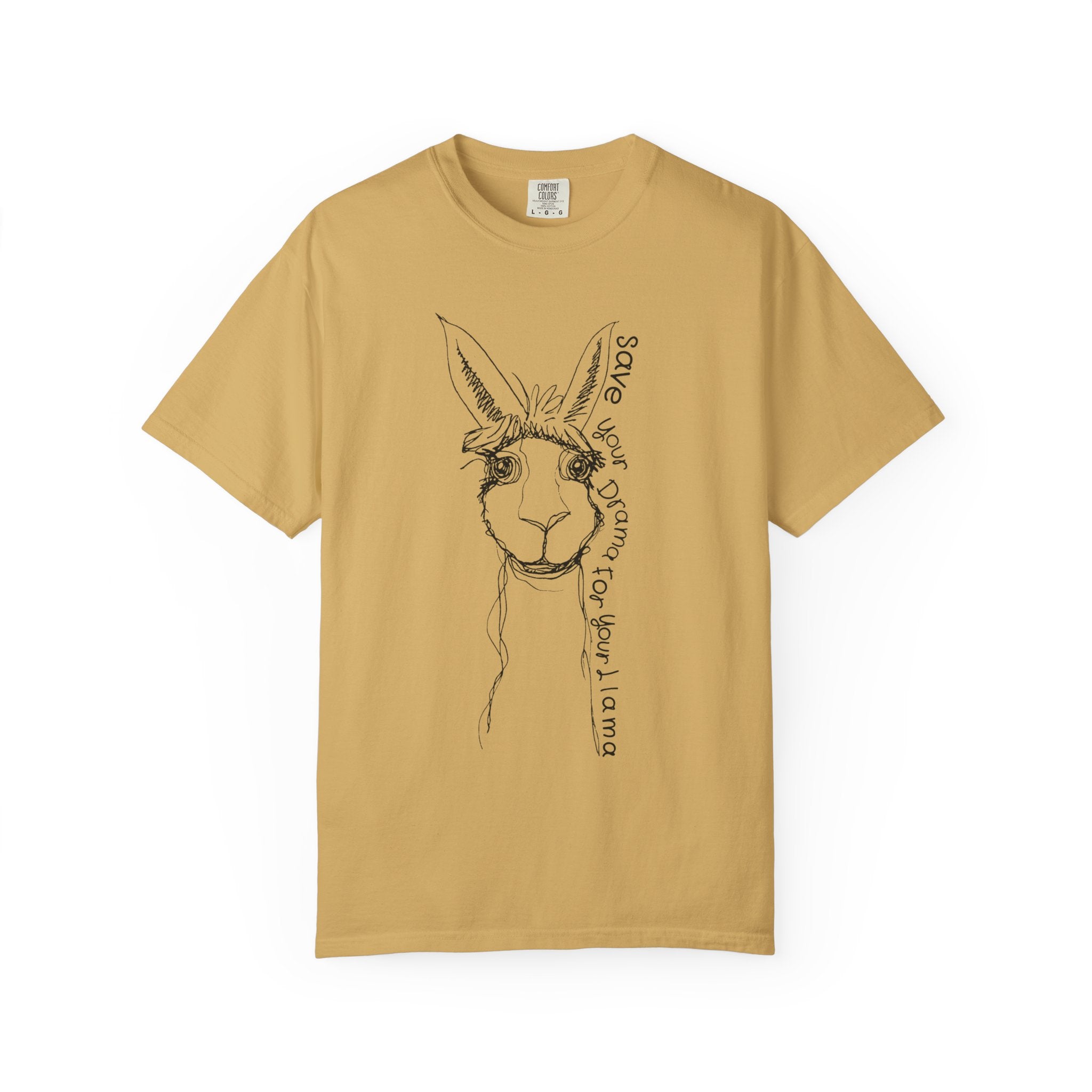Llama Graphic T-shirt - Save Your Drama for Your Llama