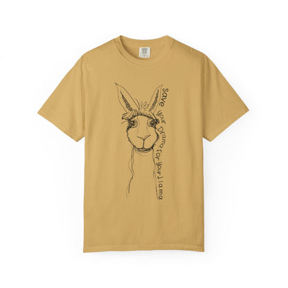 Llama Graphic T-shirt - Save Your Drama for Your Llama