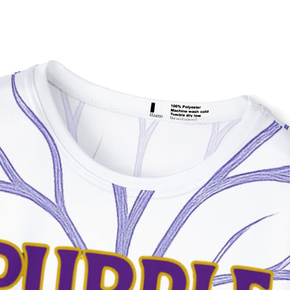 Purple Blood Men's Sports Jersey - Unique Athletic Tee, Cool Workout Shirt, Perfect for Game Days, Sports Events, and Casual Wear