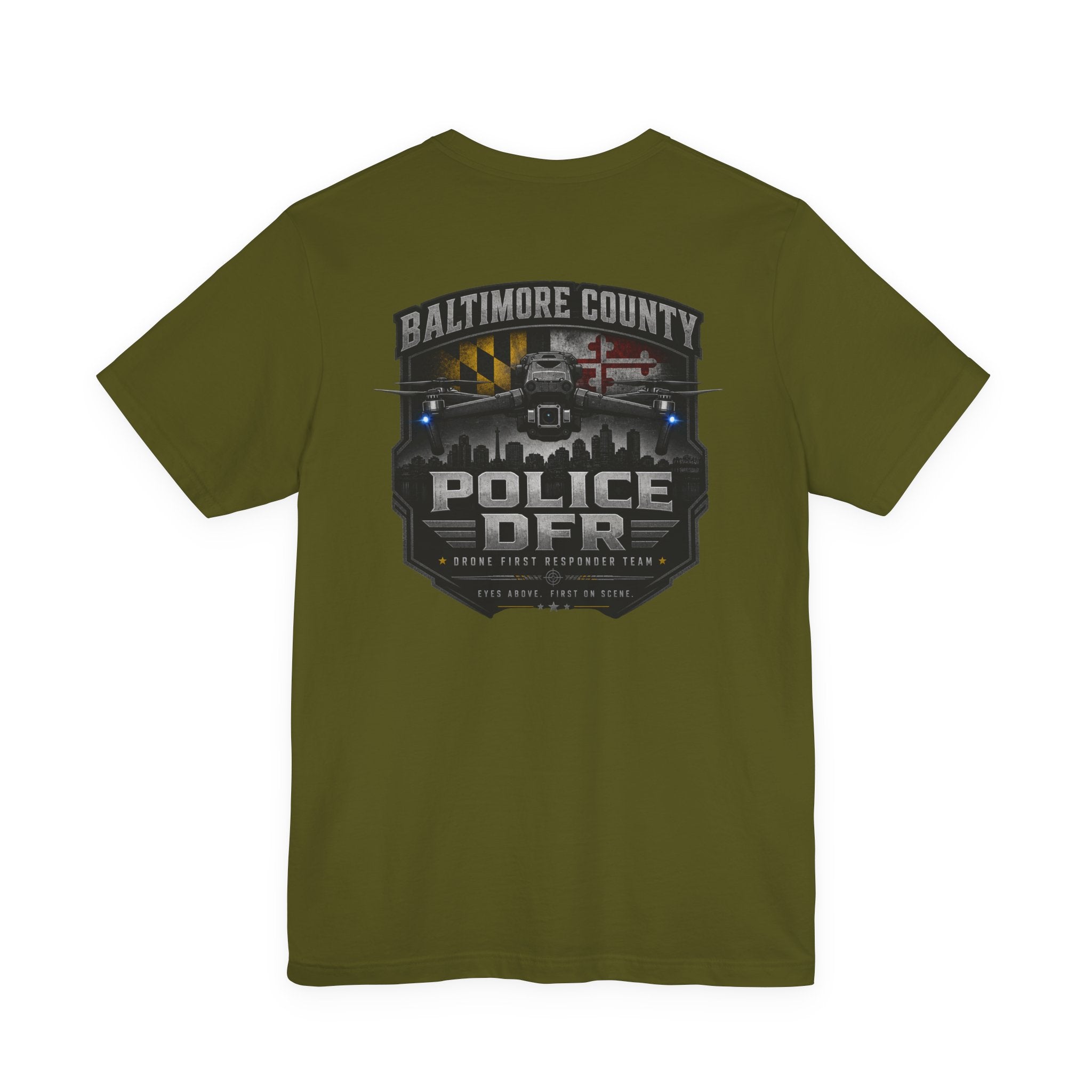 Police D.F.R. Baltimore County T-Shirt — Law Enforcement Support Tee
