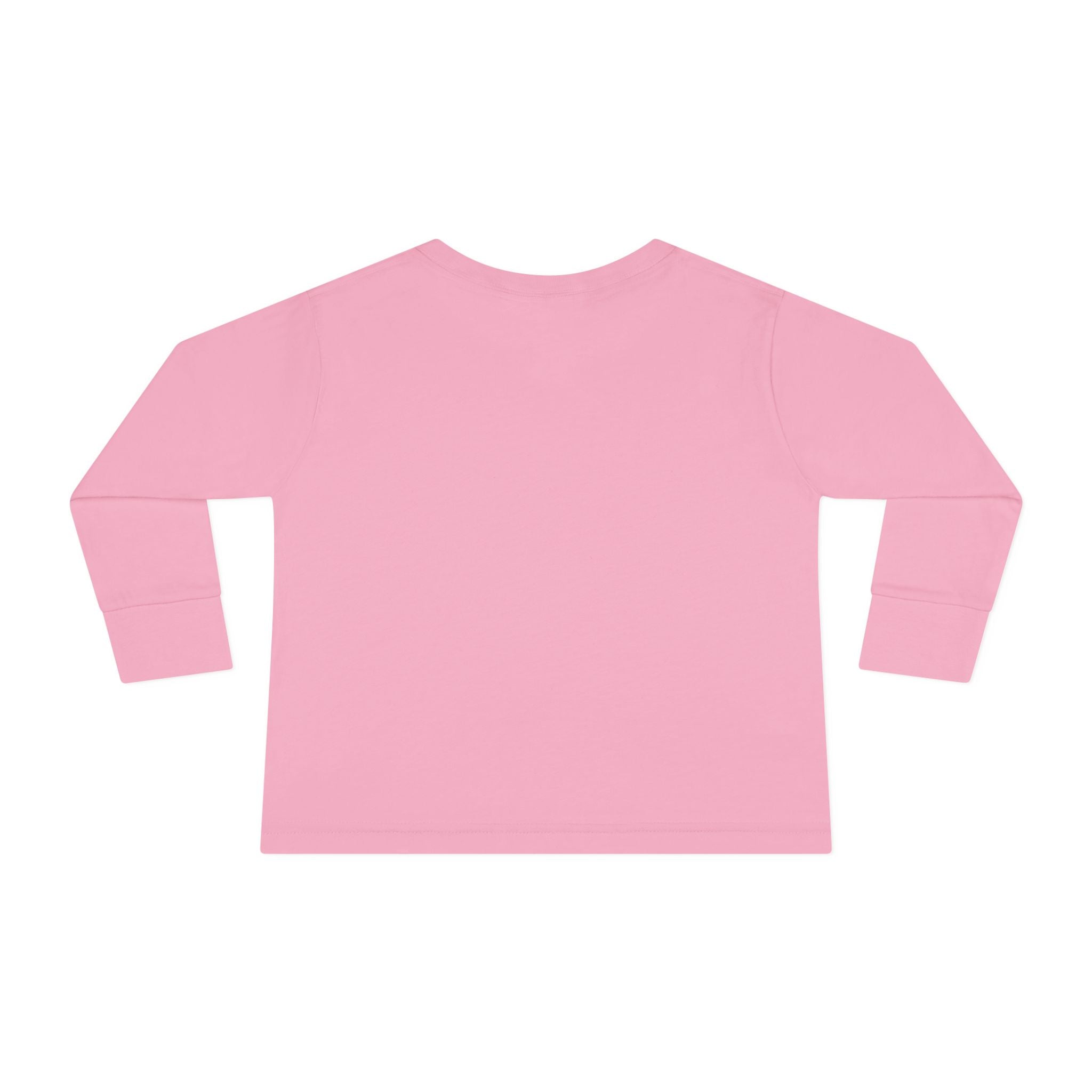 Toddler Long Sleeve Tee — "One of a Kind" Pastel Heart Graphic
