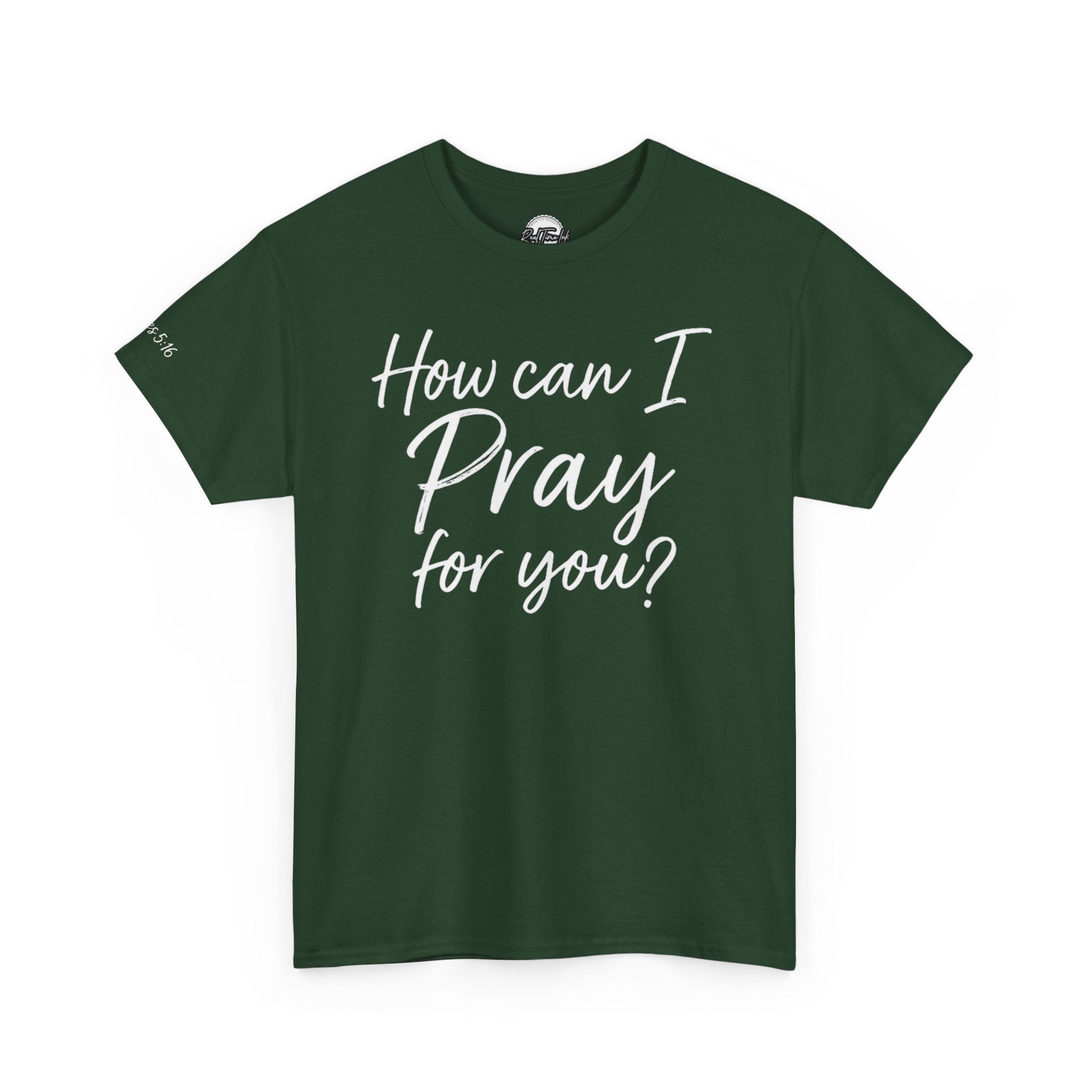 Unisex Prayer Message Tee - How can I Pray for You? | Faith T-Shirt, Inspirational Top, Christian Apparel, Gift for Believers
