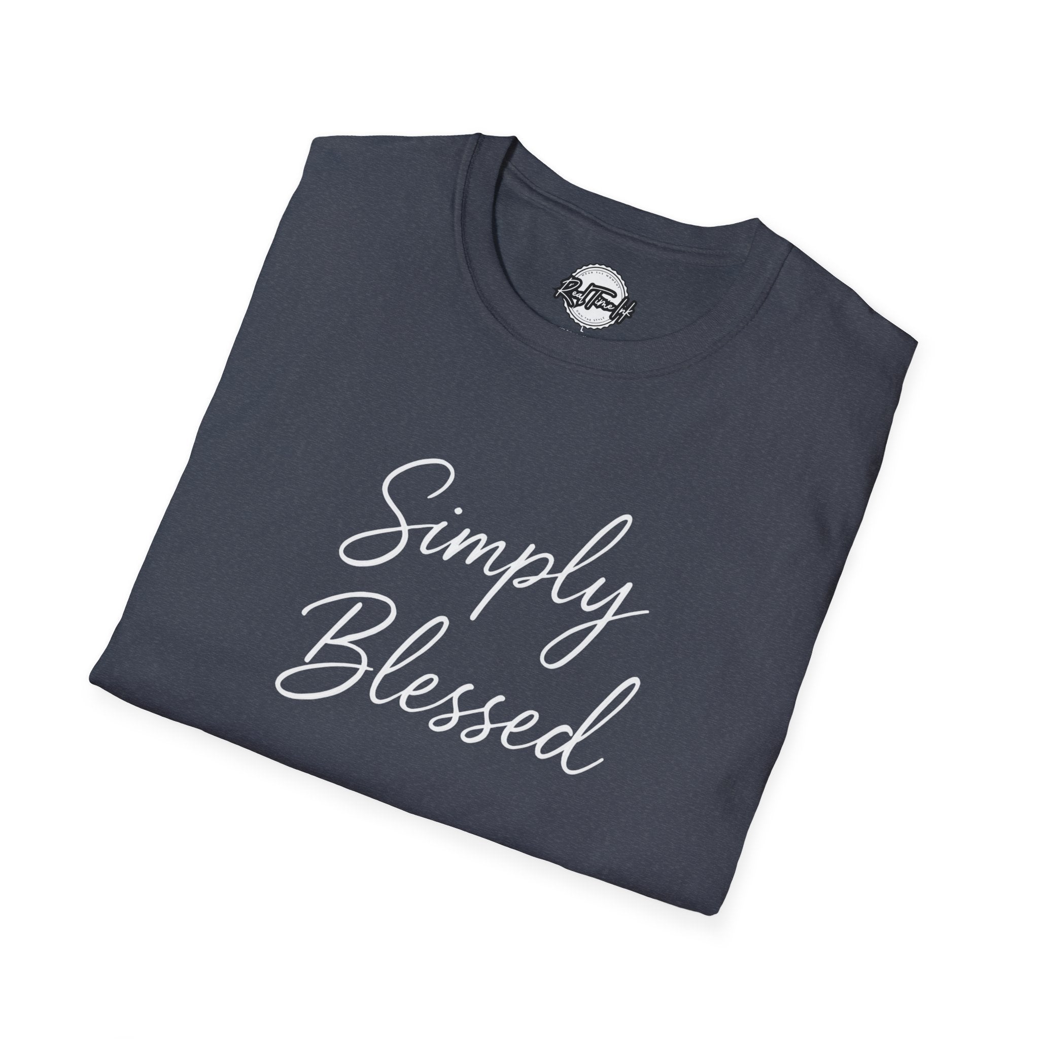Simply Blessed Unisex Softstyle T-Shirt - Comfortable and Inspirational Wear