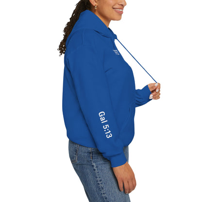 Freedom Hooded Sweatshirt, Cozy Sweatshirt, Religious Apparel, Inspirational Gift, Casual Outfit, Unisex Hoodie