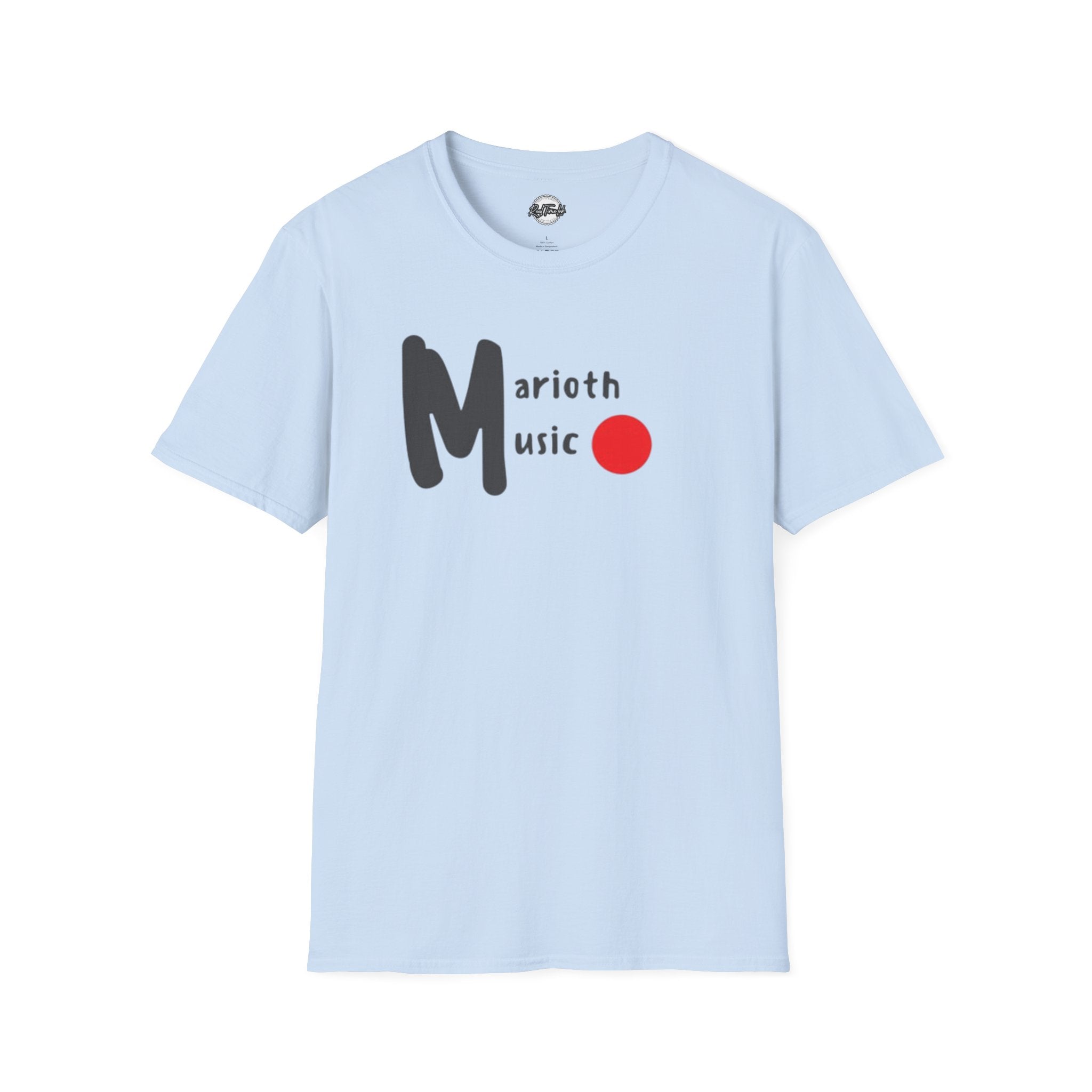 Marioth Music Logo Tee (Bold 'M' with Red Dot)
