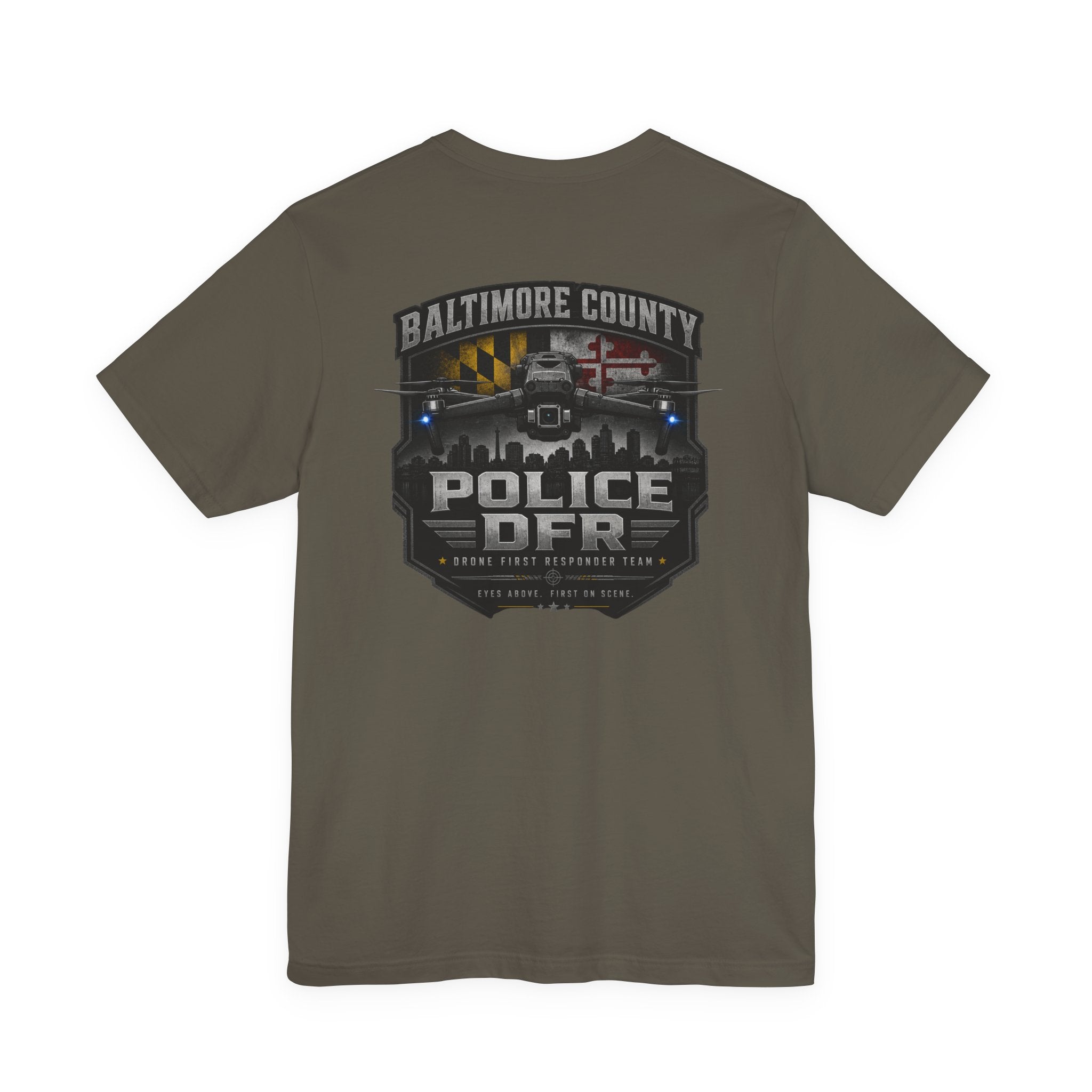 Police D.F.R. Baltimore County T-Shirt — Law Enforcement Support Tee