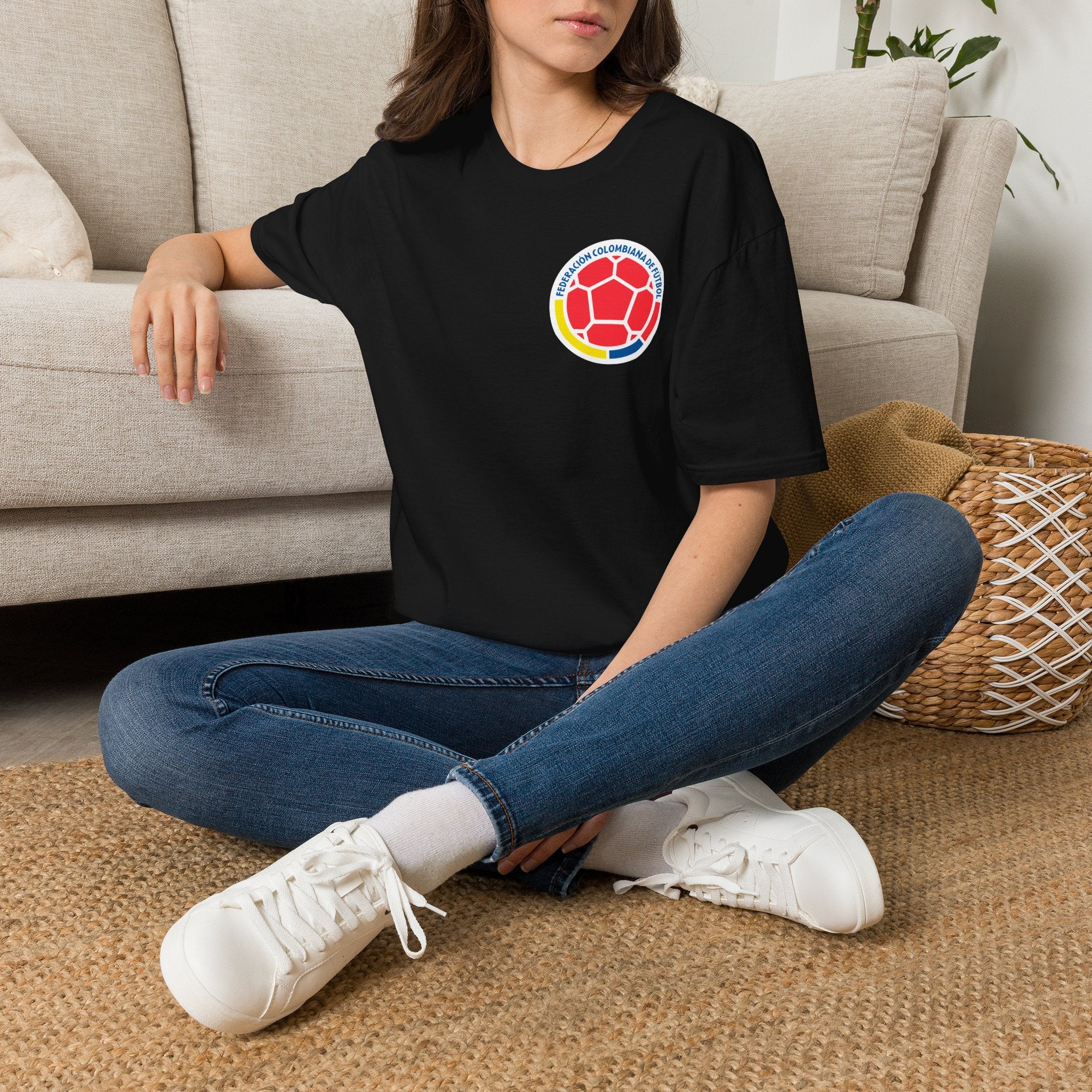 T-Shirt — Colombian Football Emblem Tee (Federación Colombiana de Fútbol)