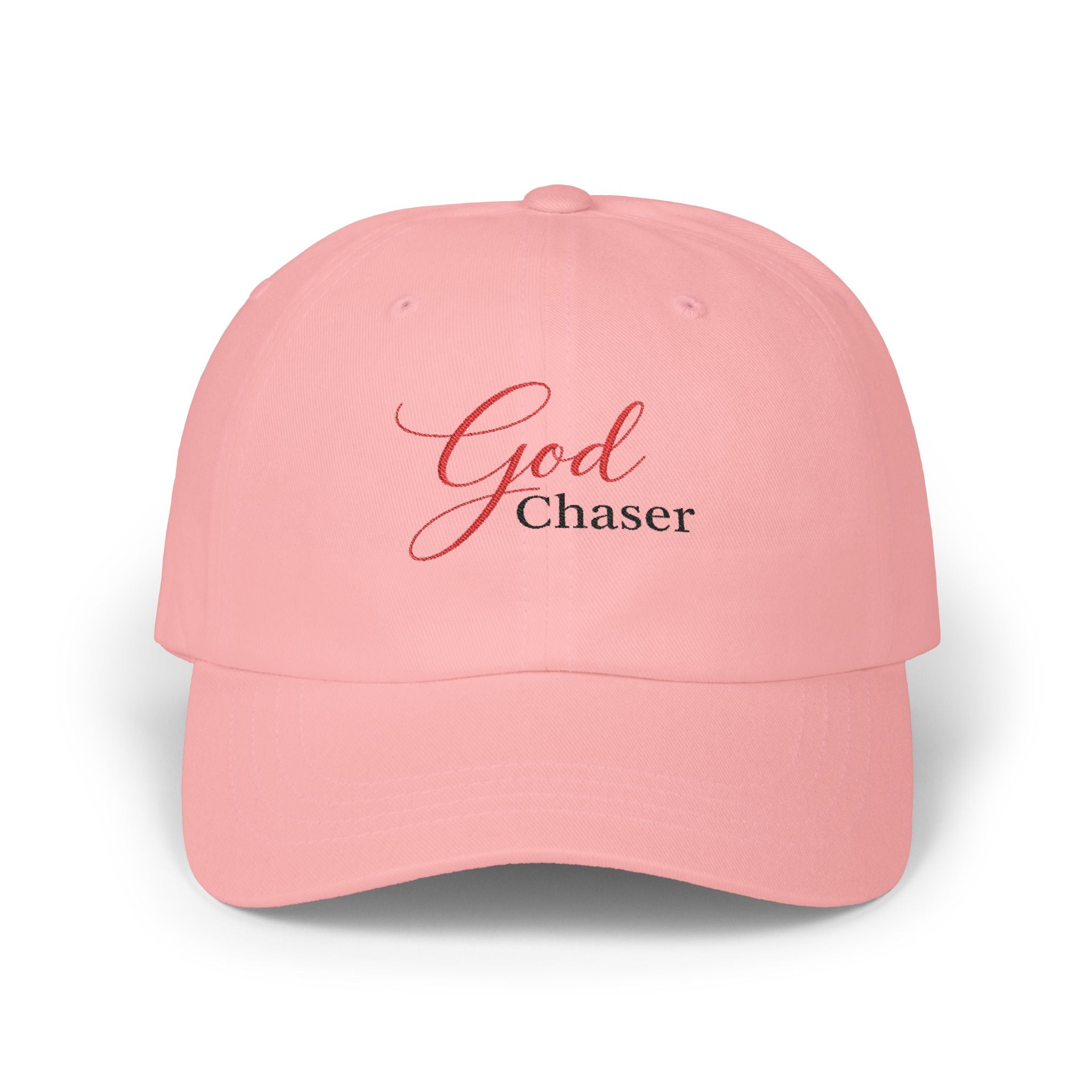 God Chaser Dad Cap – Inspirational Embroidered Baseball Hat