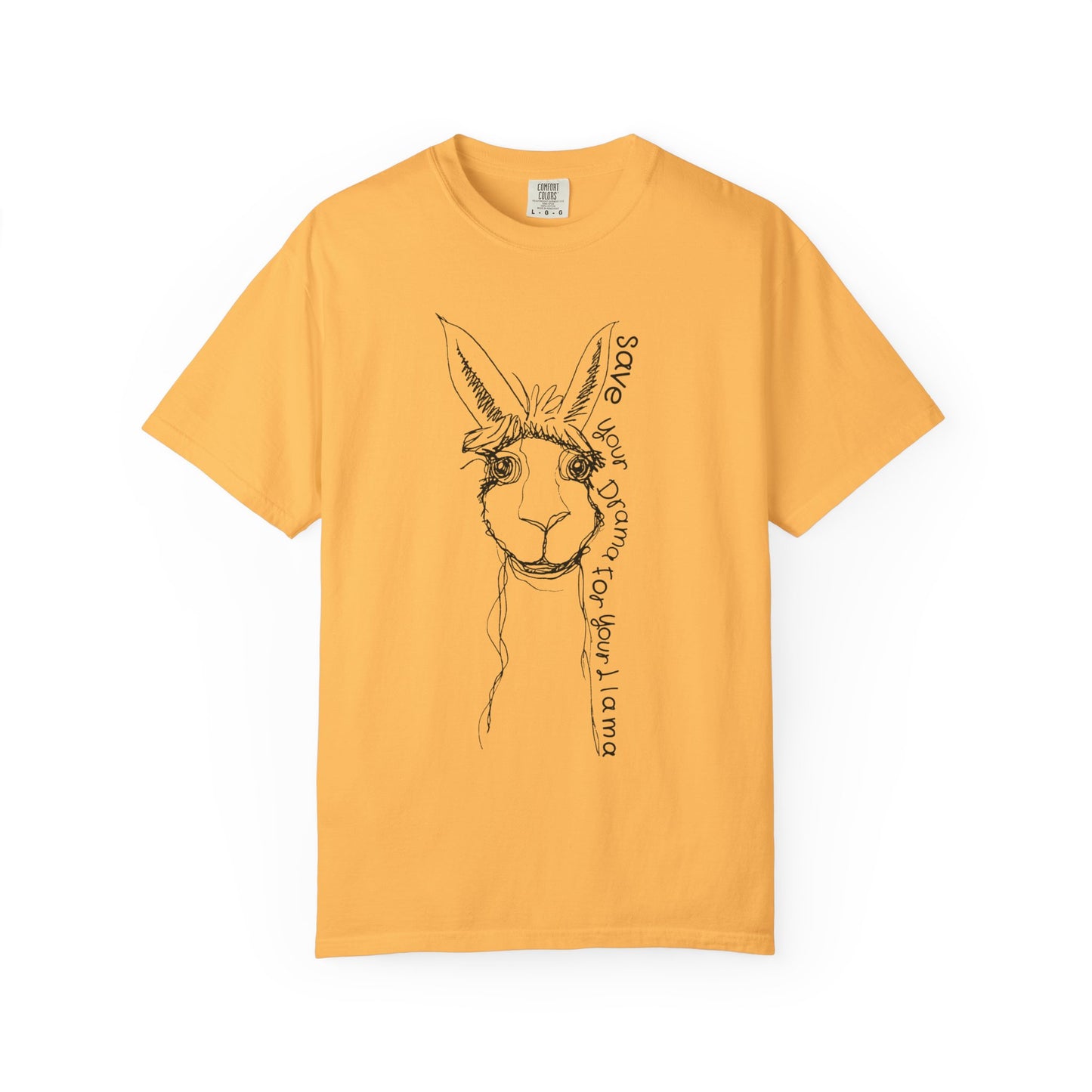 Llama Graphic T-shirt - Save Your Drama for Your Llama