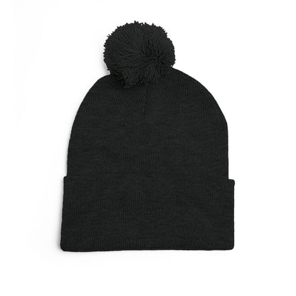 Knit Cap - Purple Blood Embroidery