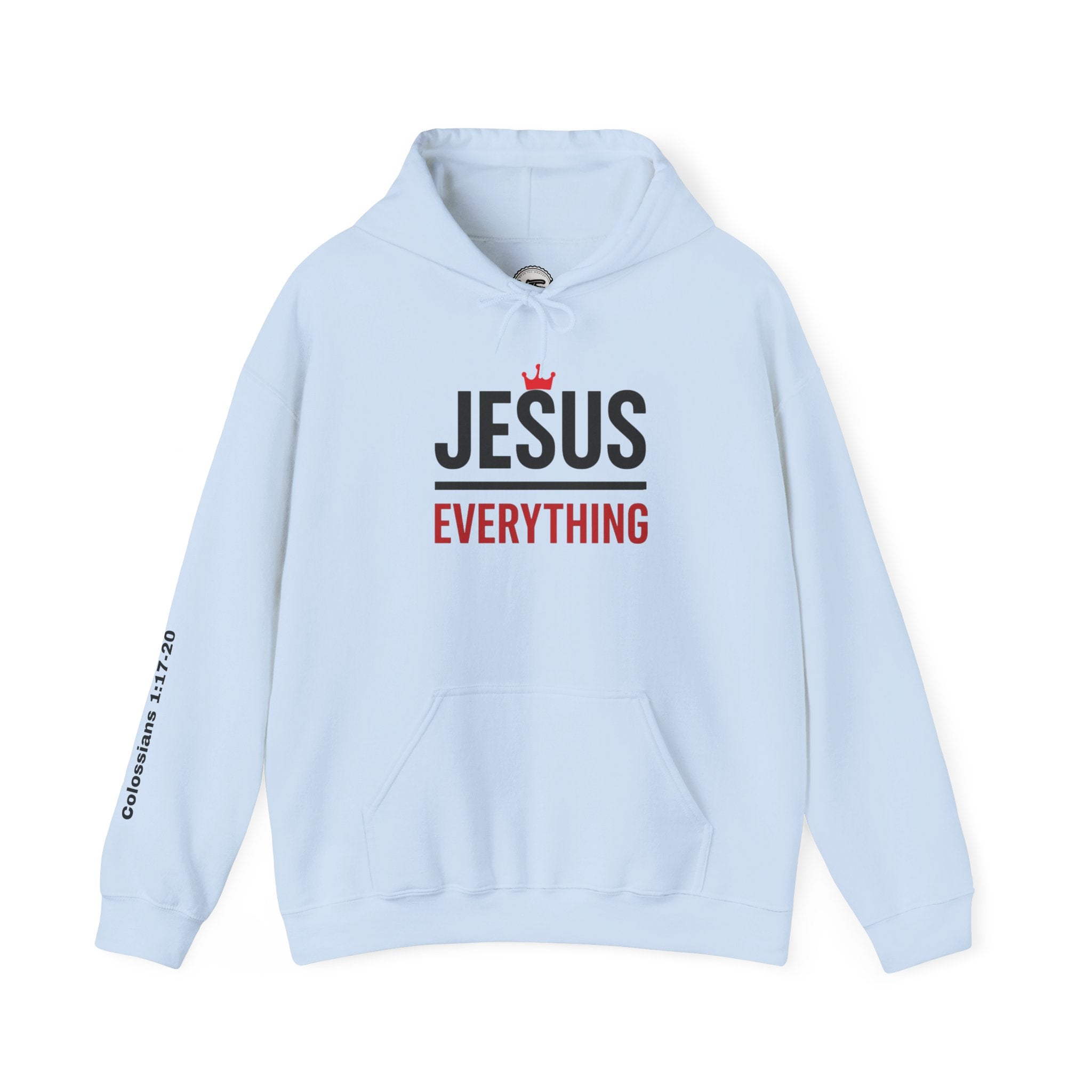 Religious Hoodie - Jesus Over Everything Design